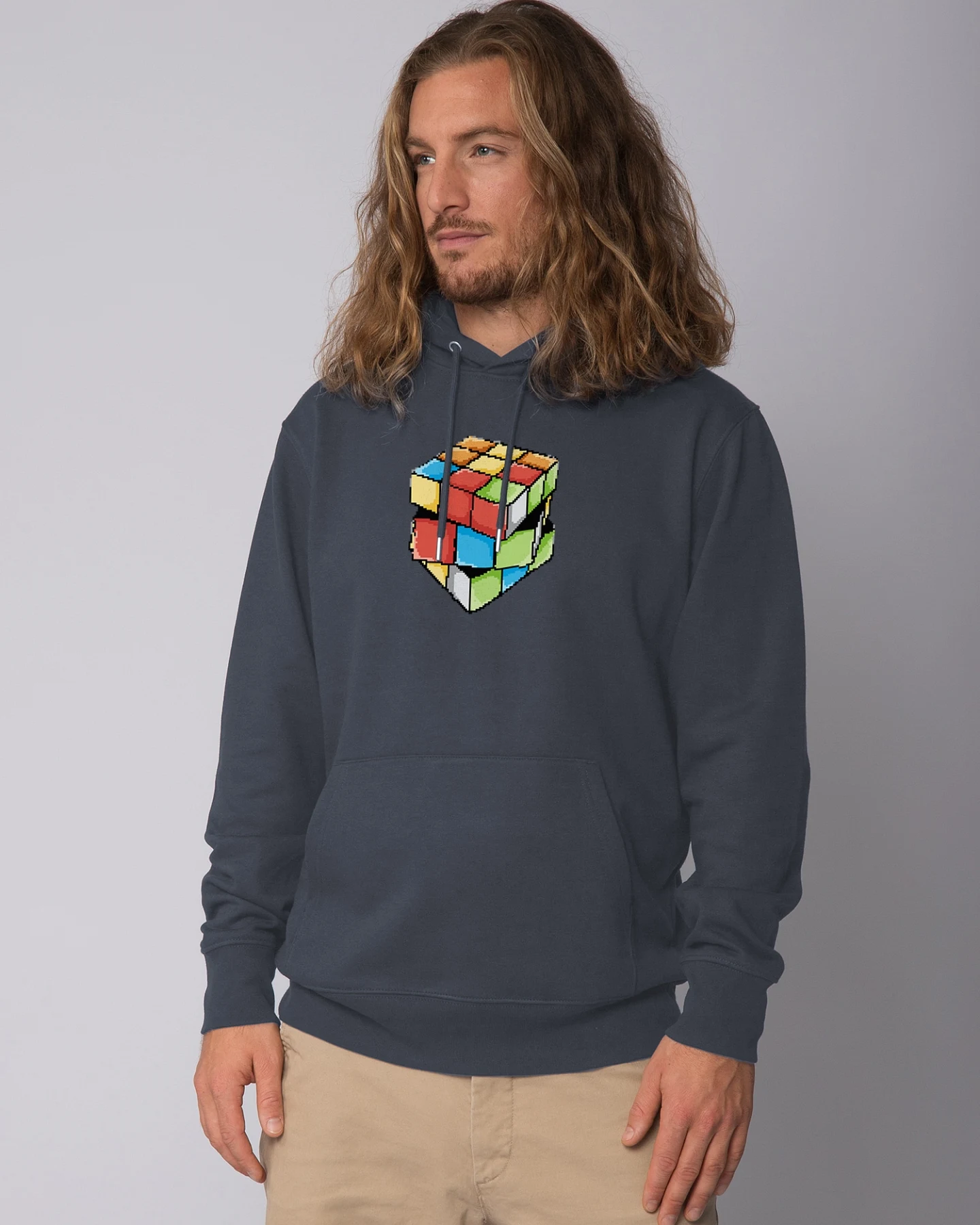 Watapparel Sweatshirt Pixel Zauberwürfel – Ansicht 2