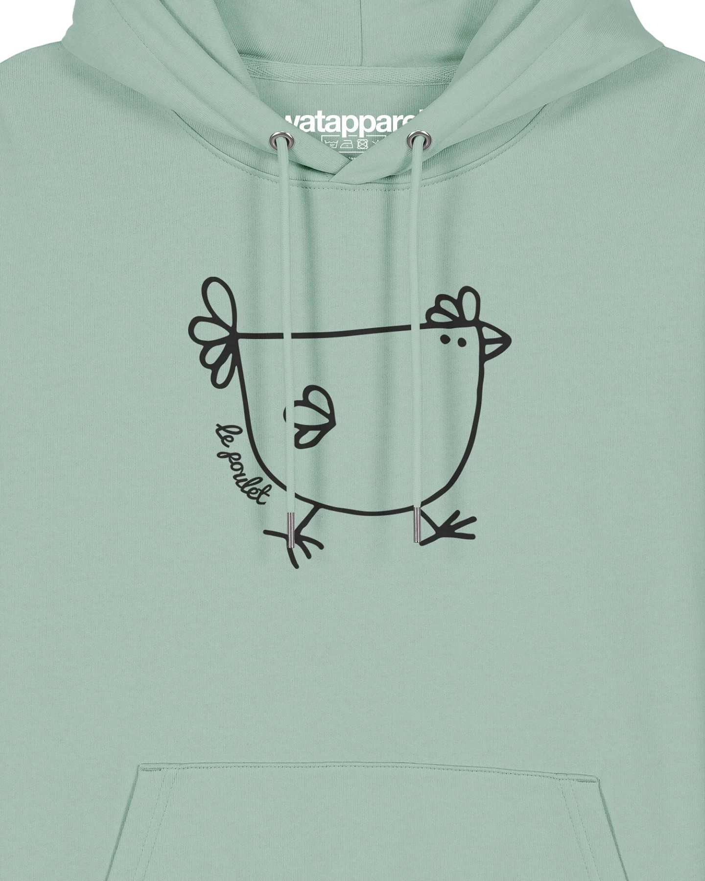 Watapparel Sweatshirt Le poulet - das Huhn – Ansicht 3