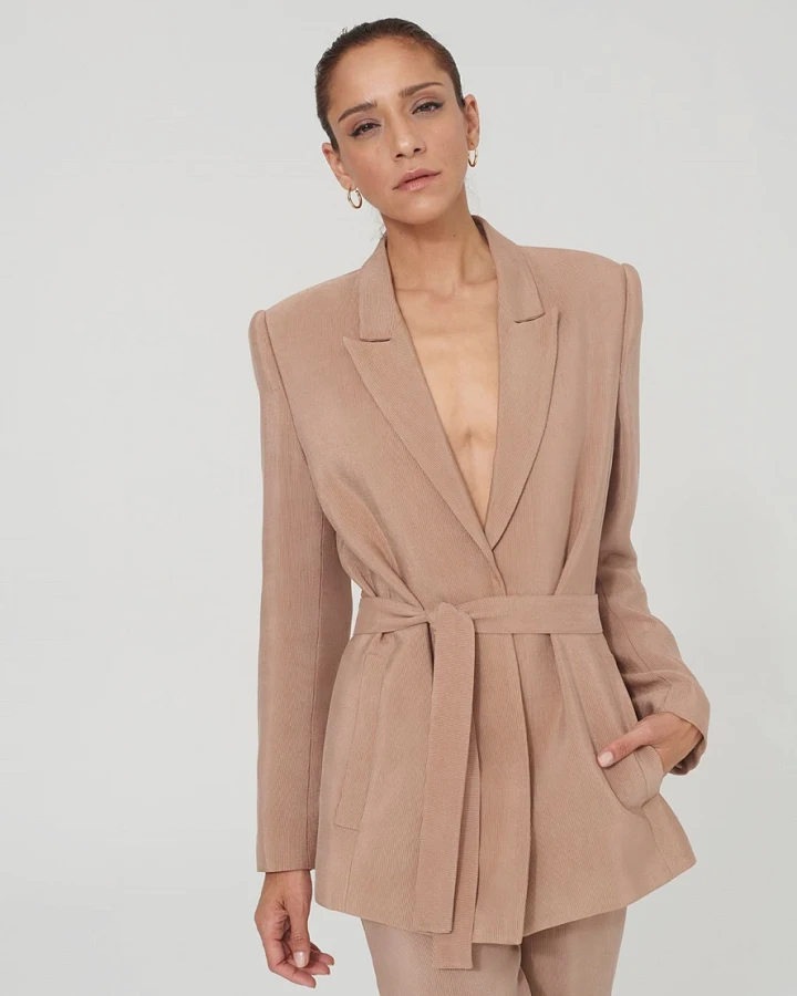 Lovjoi Damen vegan Blazer Jilli Rosenholz