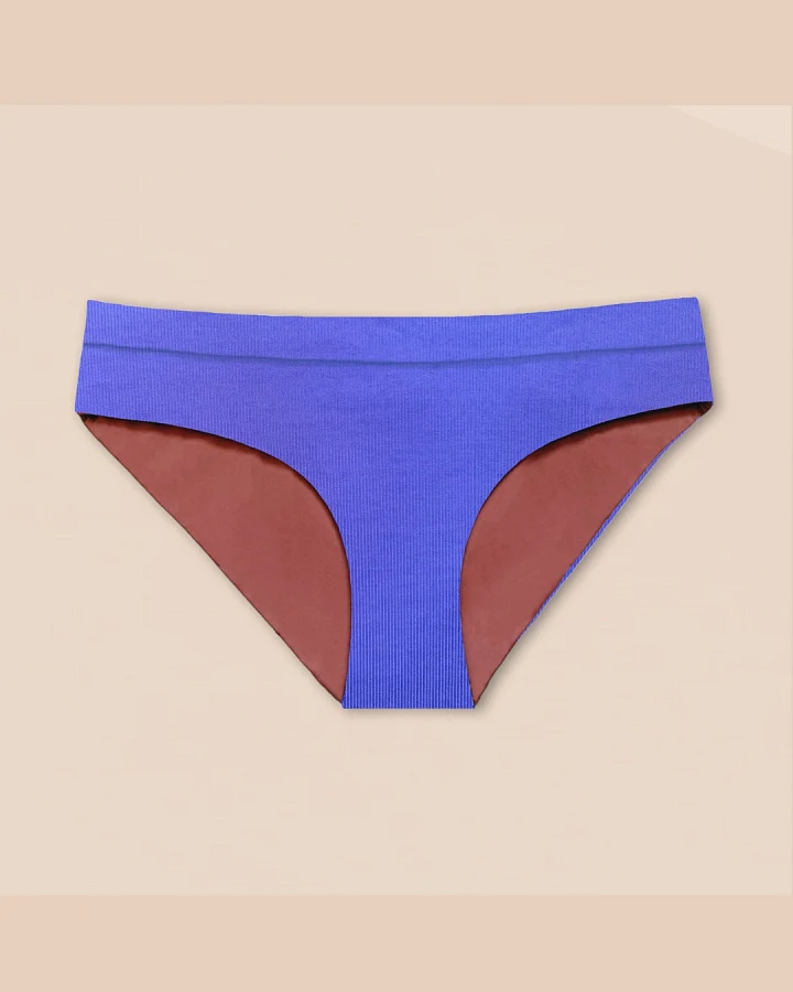 Woodlike Damen vegan Bikiniunterteil Reversible Ami Hipster Rose Brown / Lilac