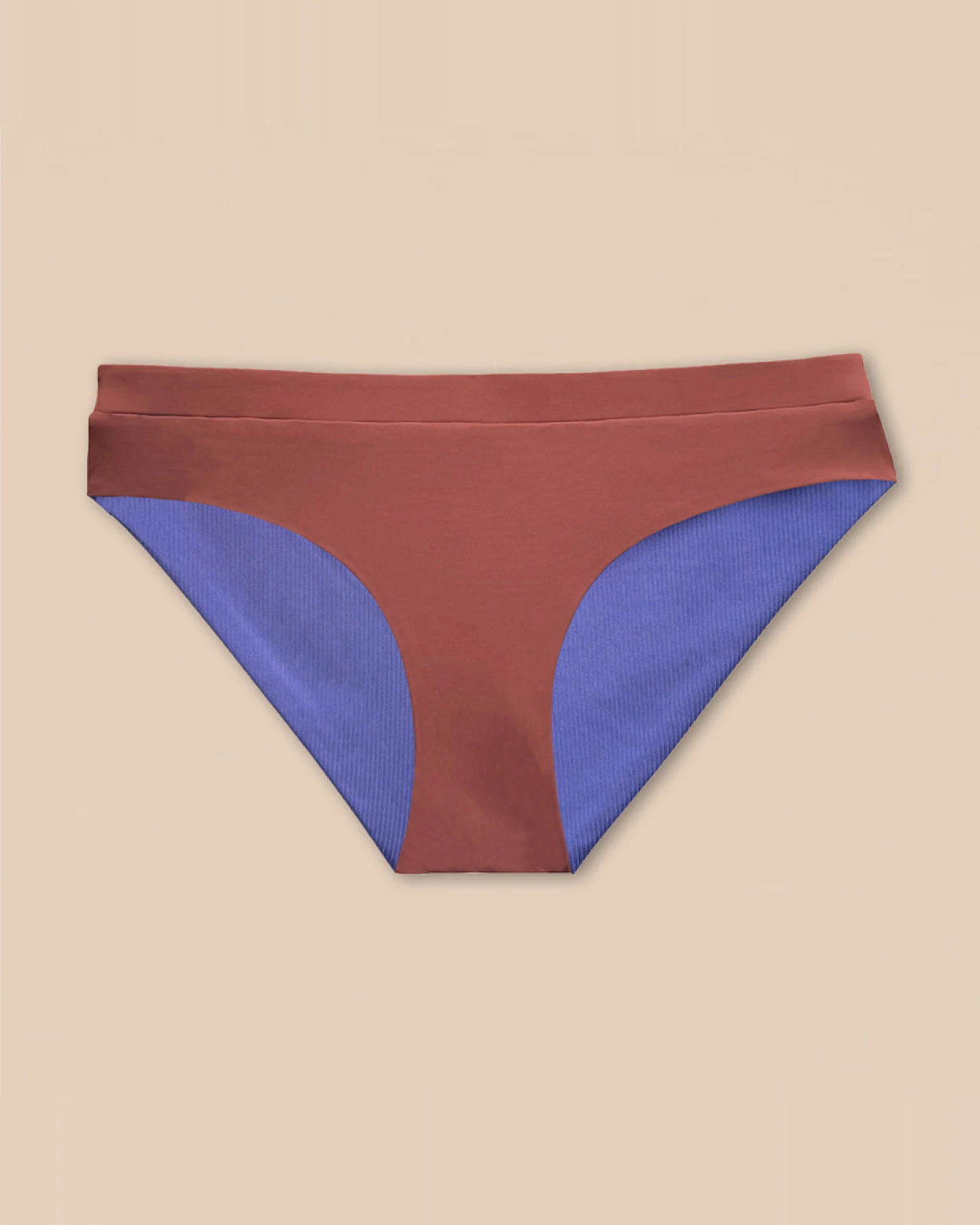 Woodlike Damen vegan Bikiniunterteil Reversible Ami Hipster Rose Brown / Lilac – Ansicht 2