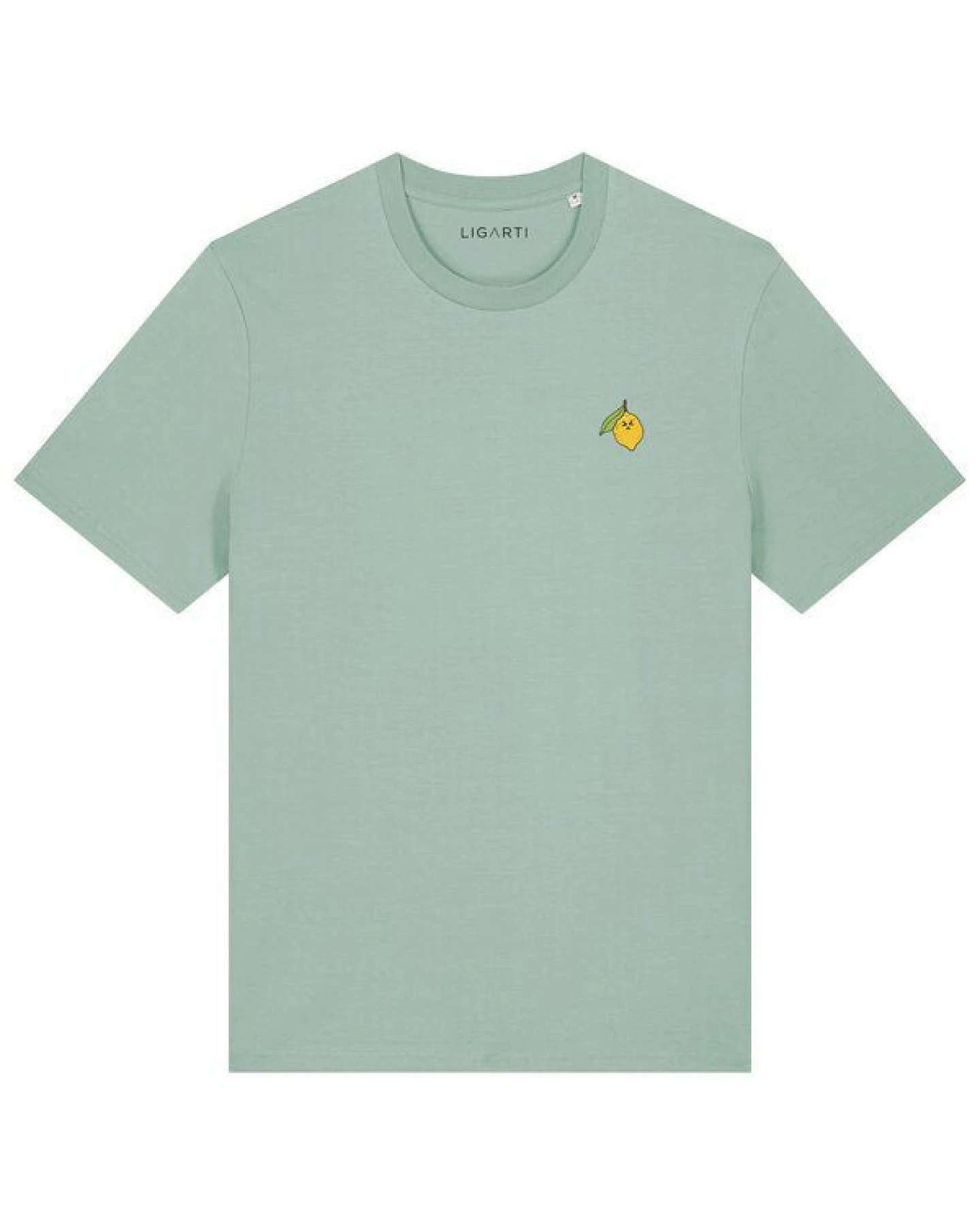 Besticktes T-Shirt – Zitrone – LIGARTI Tiermanufaktur – Ansicht 3