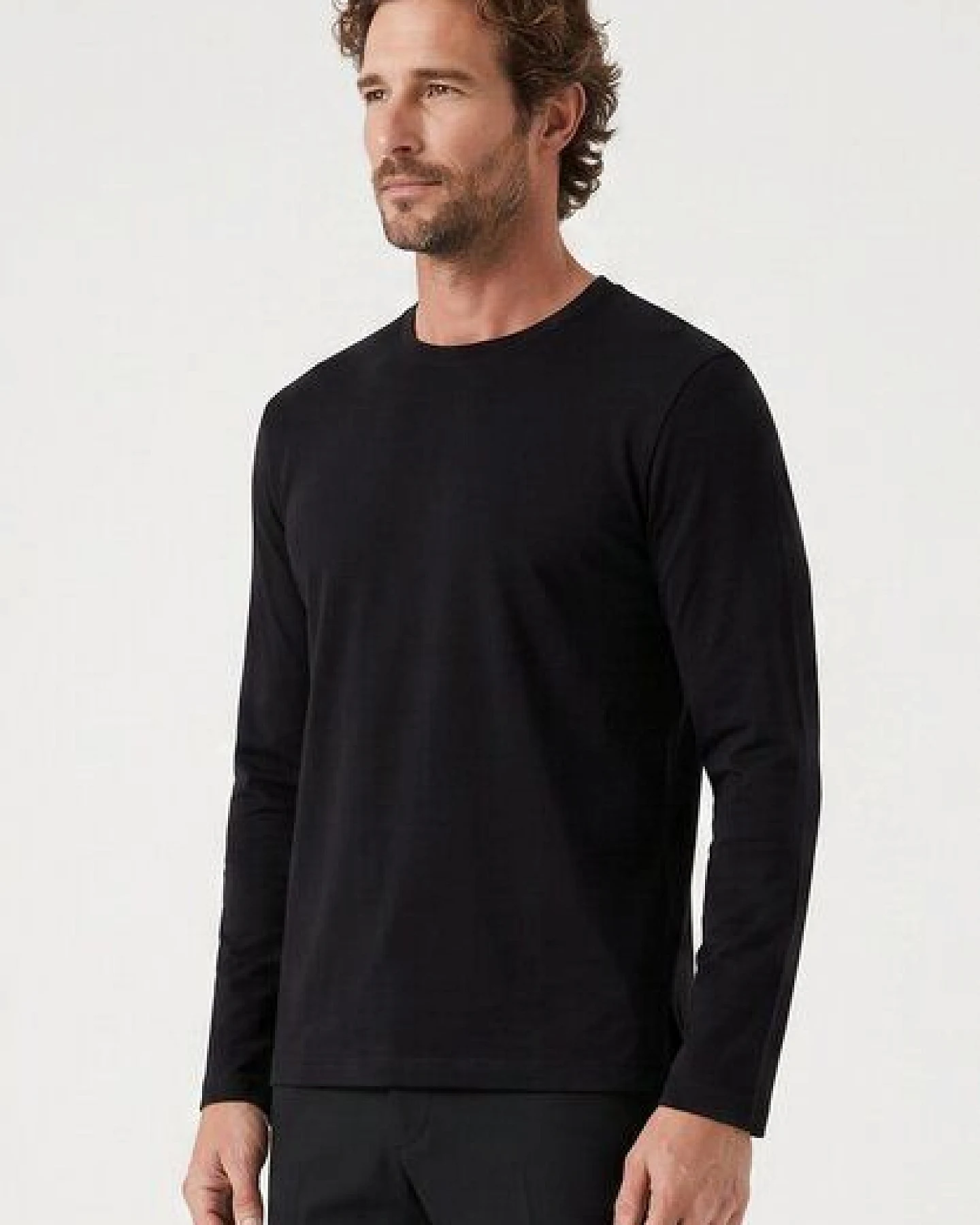 ORGANICATION Longsleeve aus Bio-Baumwolle im Interlock-Strick – Ansicht 3