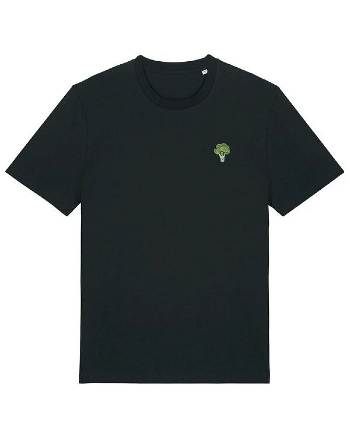 Besticktes T-Shirt – Brokkoli – LIGARTI Tiermanufaktur