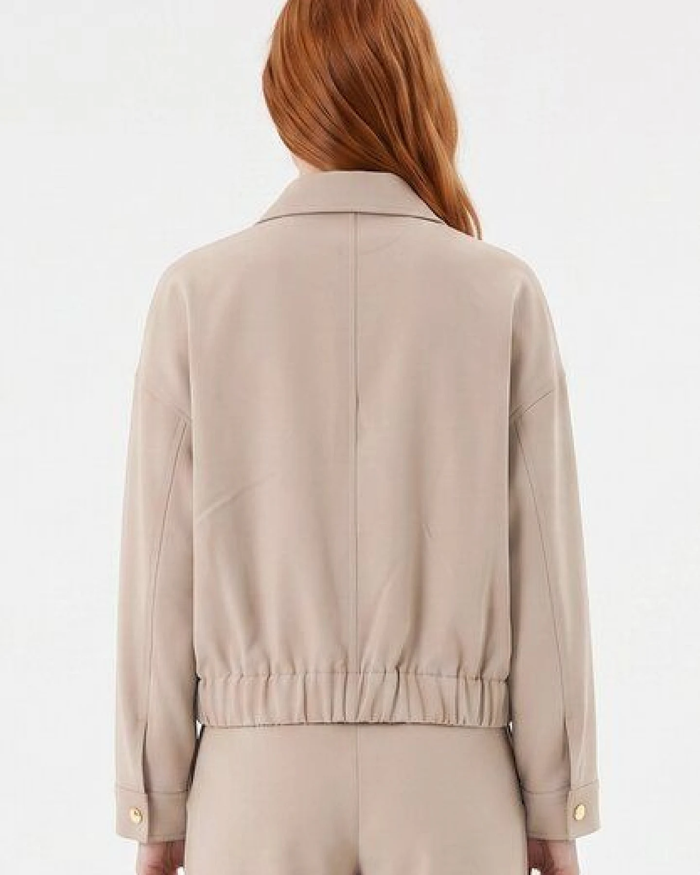 ORGANICATION Jacke aus Bio-Baumwolle und ECOVERO Viskose – Ansicht 4
