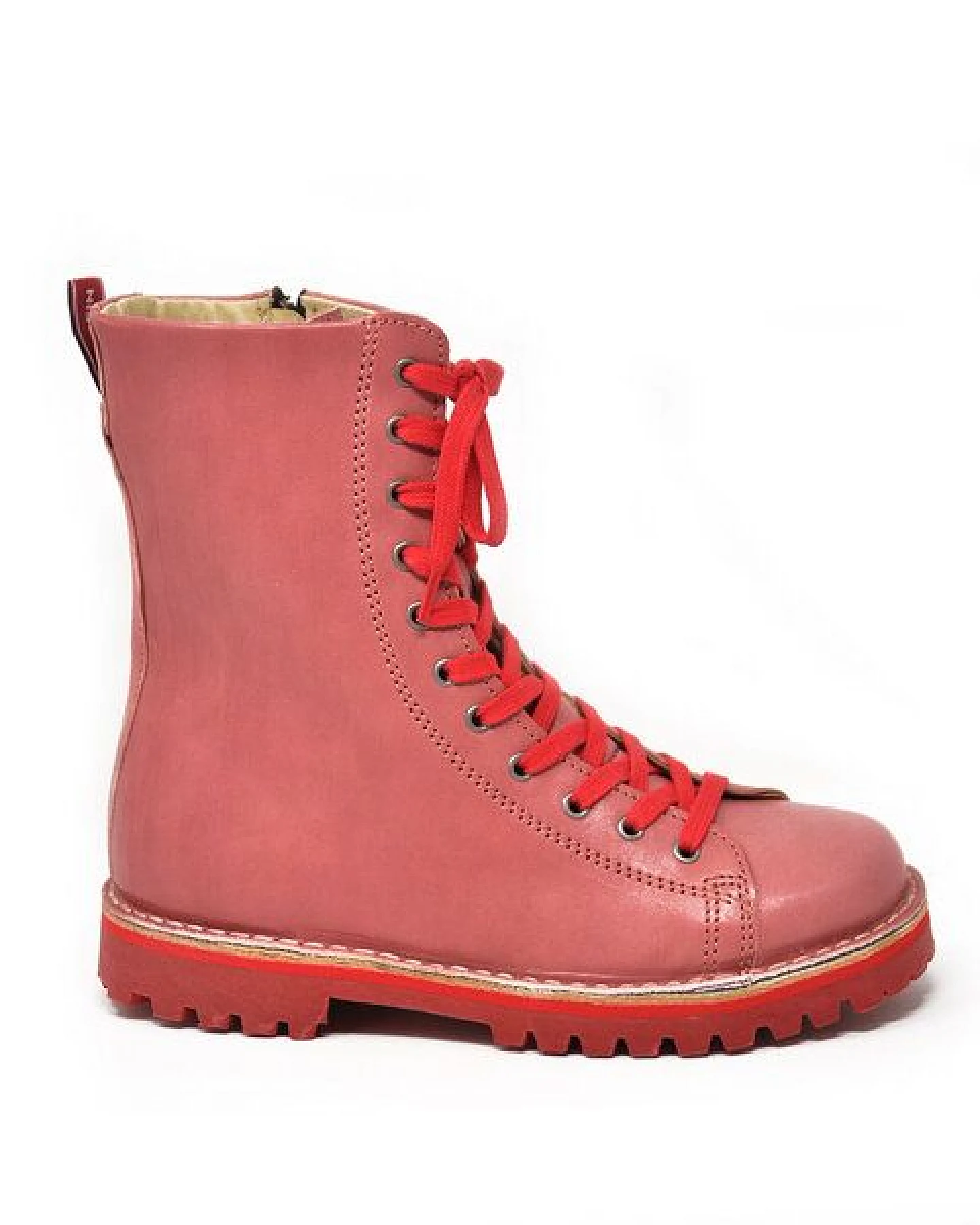 Grünbein Shoes Schnürboots Finn rosa – Ansicht 2