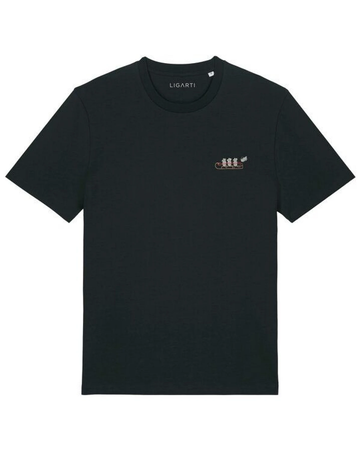 Besticktes T-Shirt – Mausflug – LIGARTI Tiermanufaktur – Ansicht 4