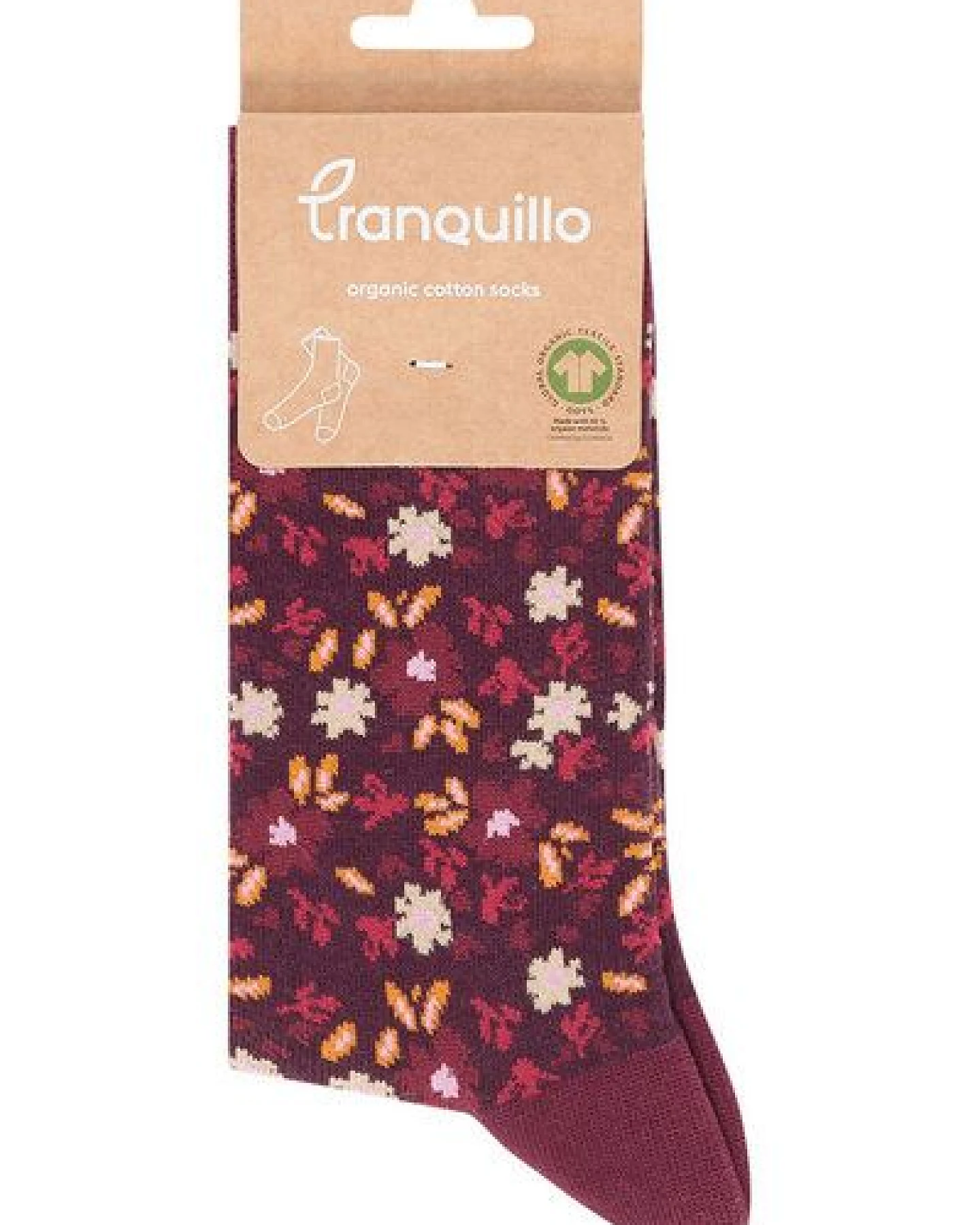 TRANQUILLO Socken Bloomyy aus GOTS-Bio-Baumwolle – Ansicht 2