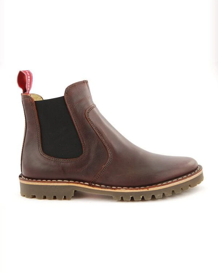 Grünbein Shoes Chelsea Boots Irma rotbraun