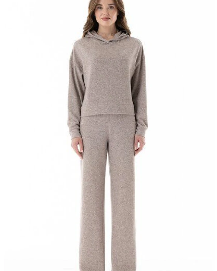 ORGANICATION Wide-Leg-Hose aus Bio-Baumwolle und recyceltem Polyester