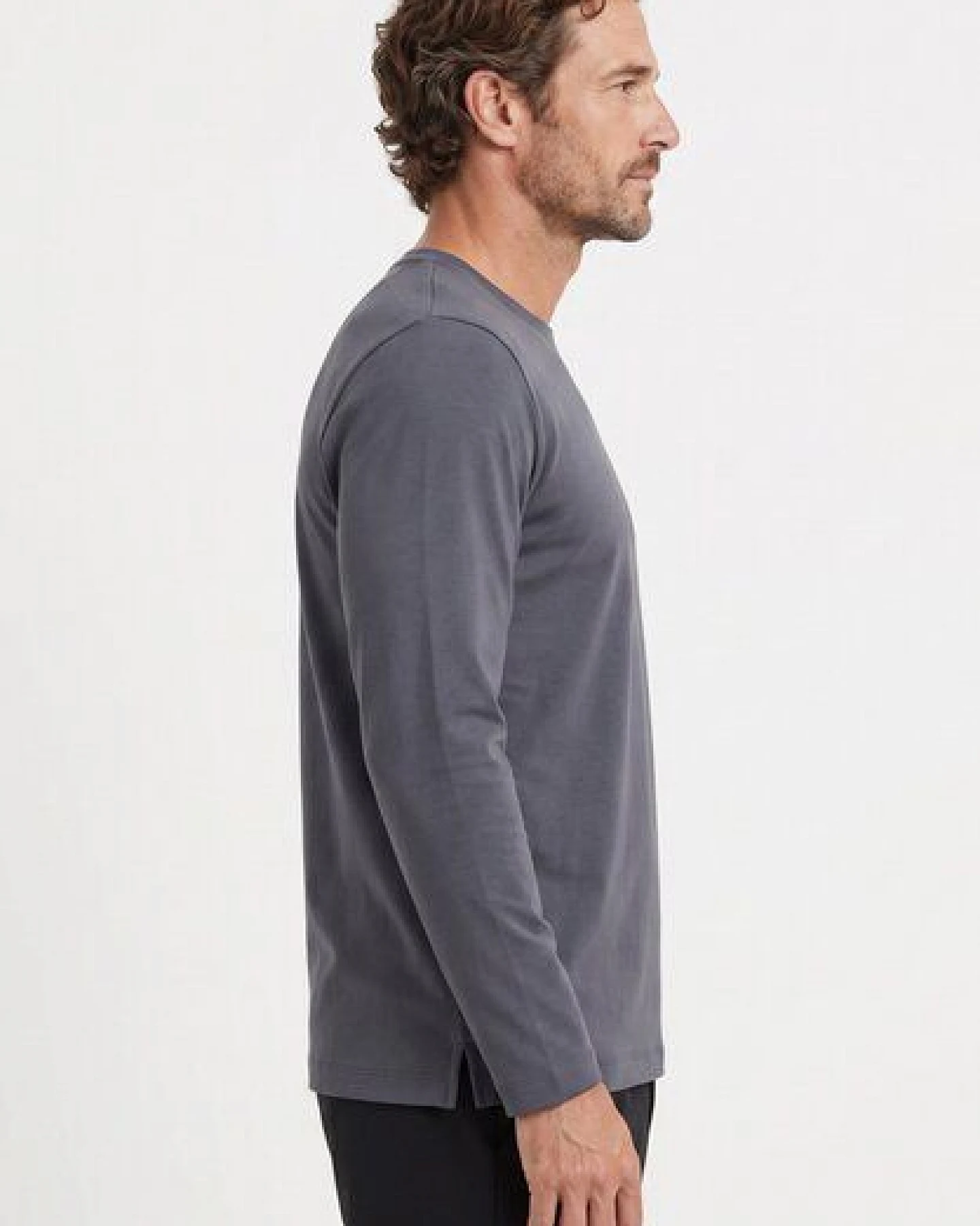 ORGANICATION Longsleeve aus Bio-Baumwolle im Interlock-Strick – Ansicht 3