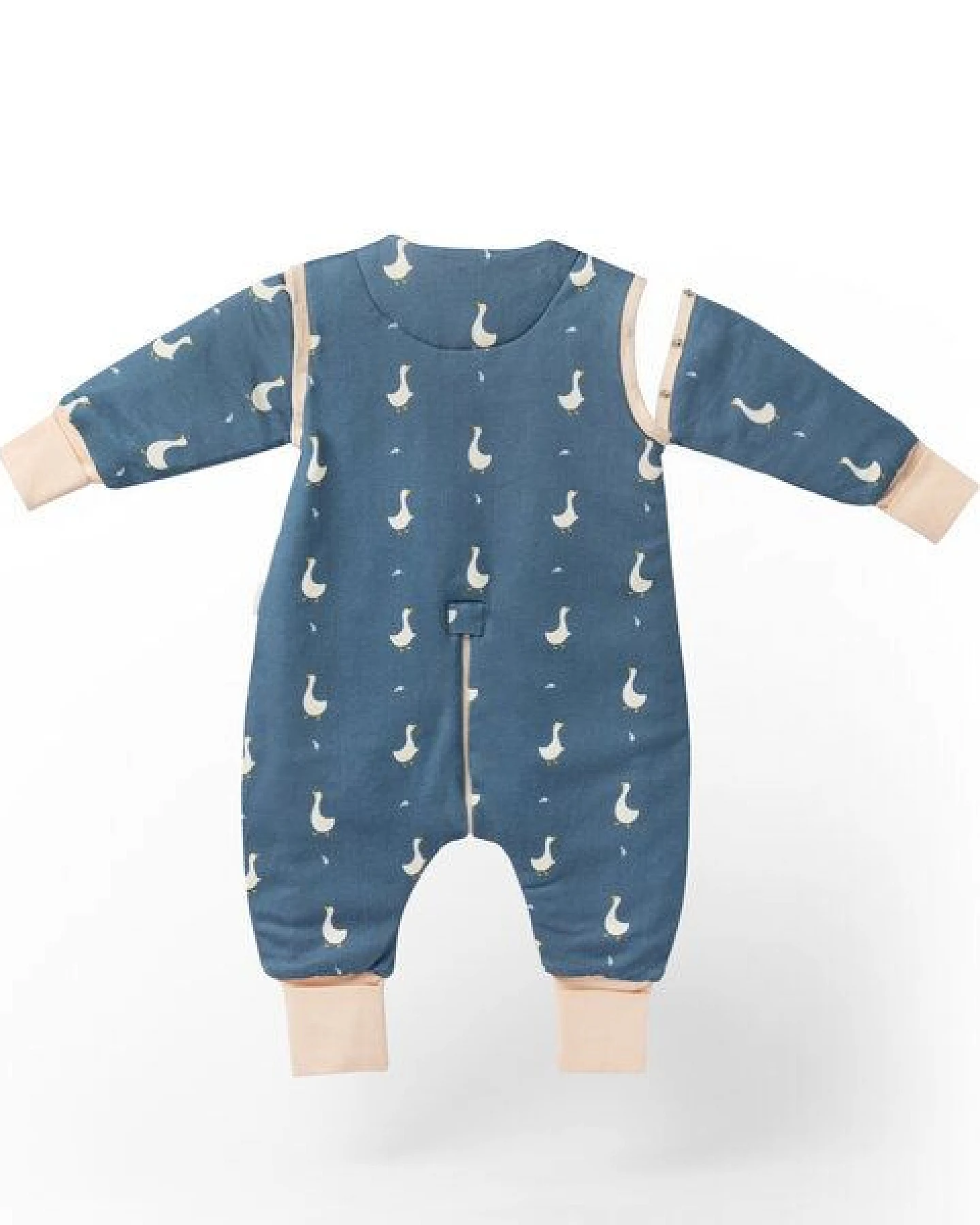 Mababu 1.5 TOG Ganzjahres Baby Schlafsack mit Füßen & abnehmbaren Ärmeln – Ansicht 2