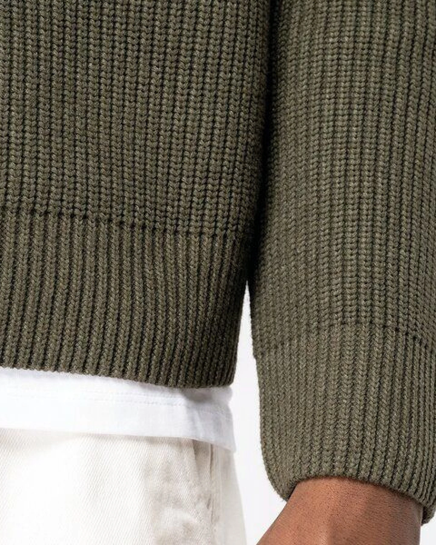 YTWOO Heavy Knit Herrenpullover – Ansicht 4