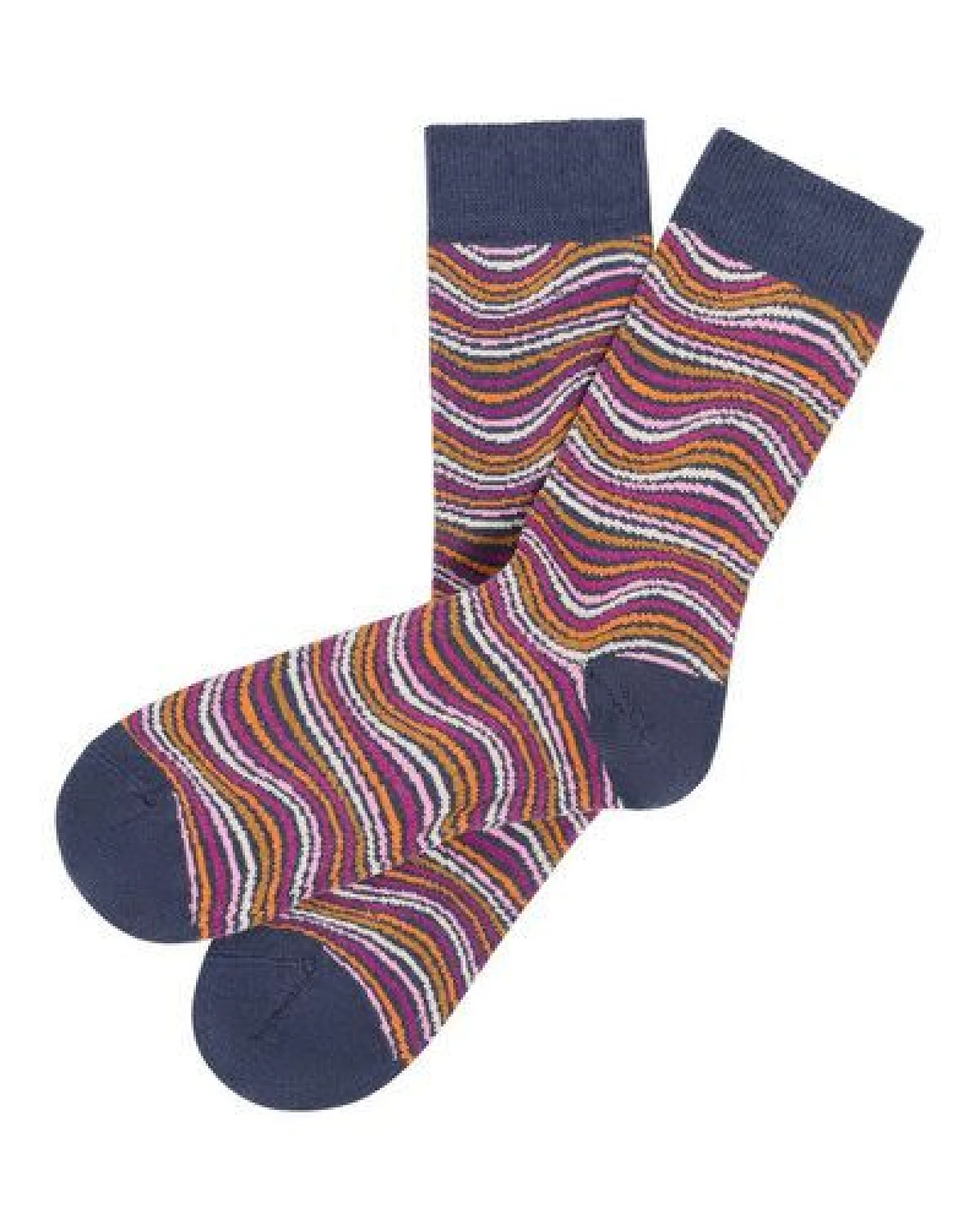 TRANQUILLO Socken Iriaa aus GOTS-Bio-Baumwolle – Ansicht 2