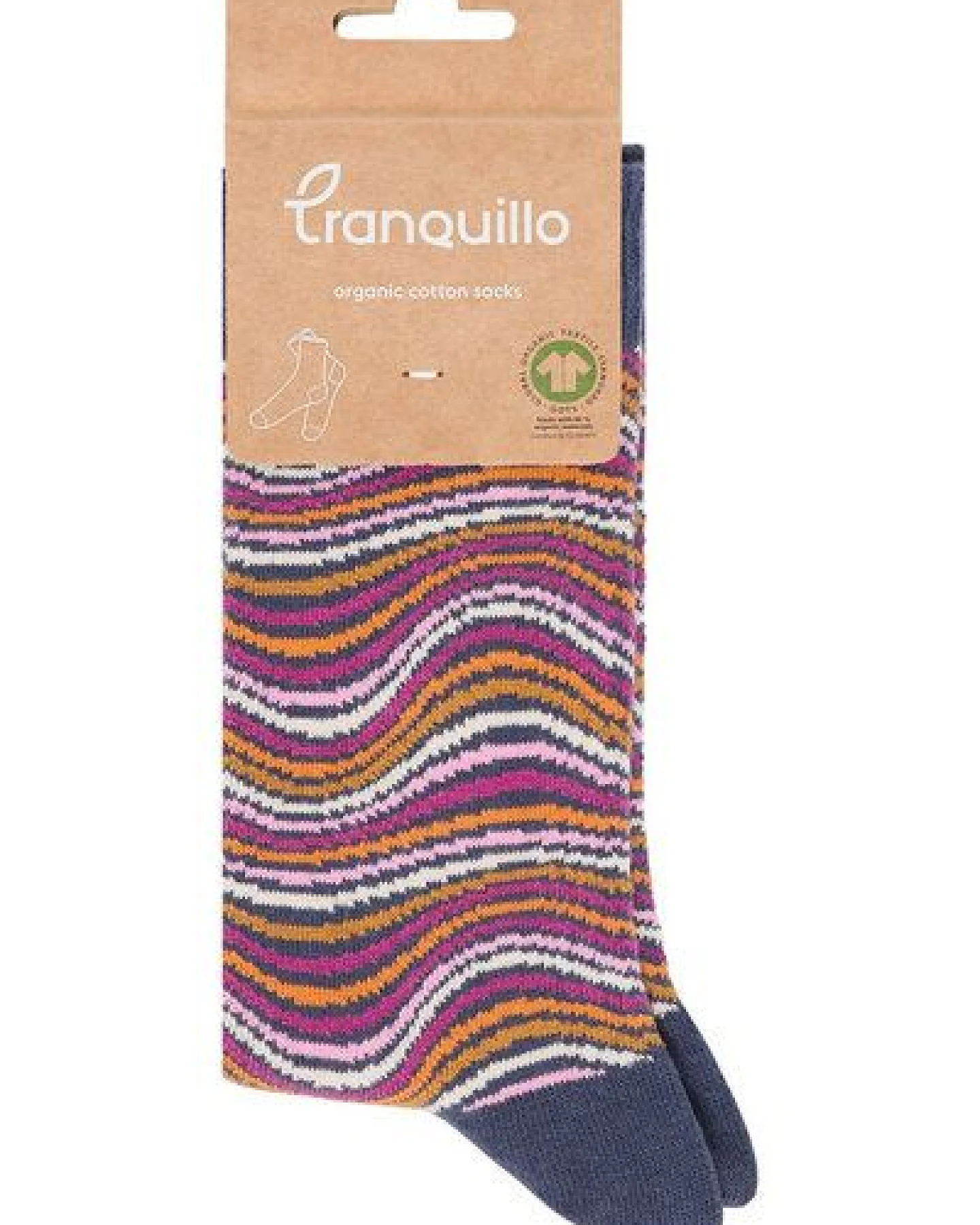 TRANQUILLO Socken Iriaa aus GOTS-Bio-Baumwolle – Ansicht 4