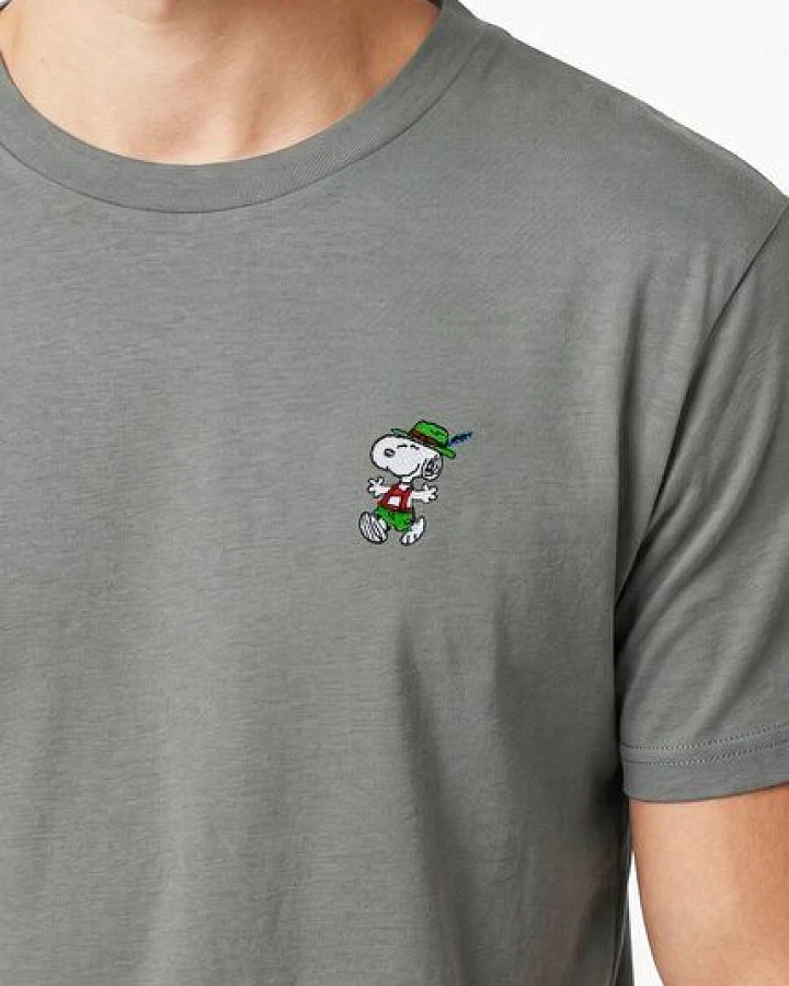 Bavarian Caps Herren T-Shirt Peanuts: Snoopy In Tracht