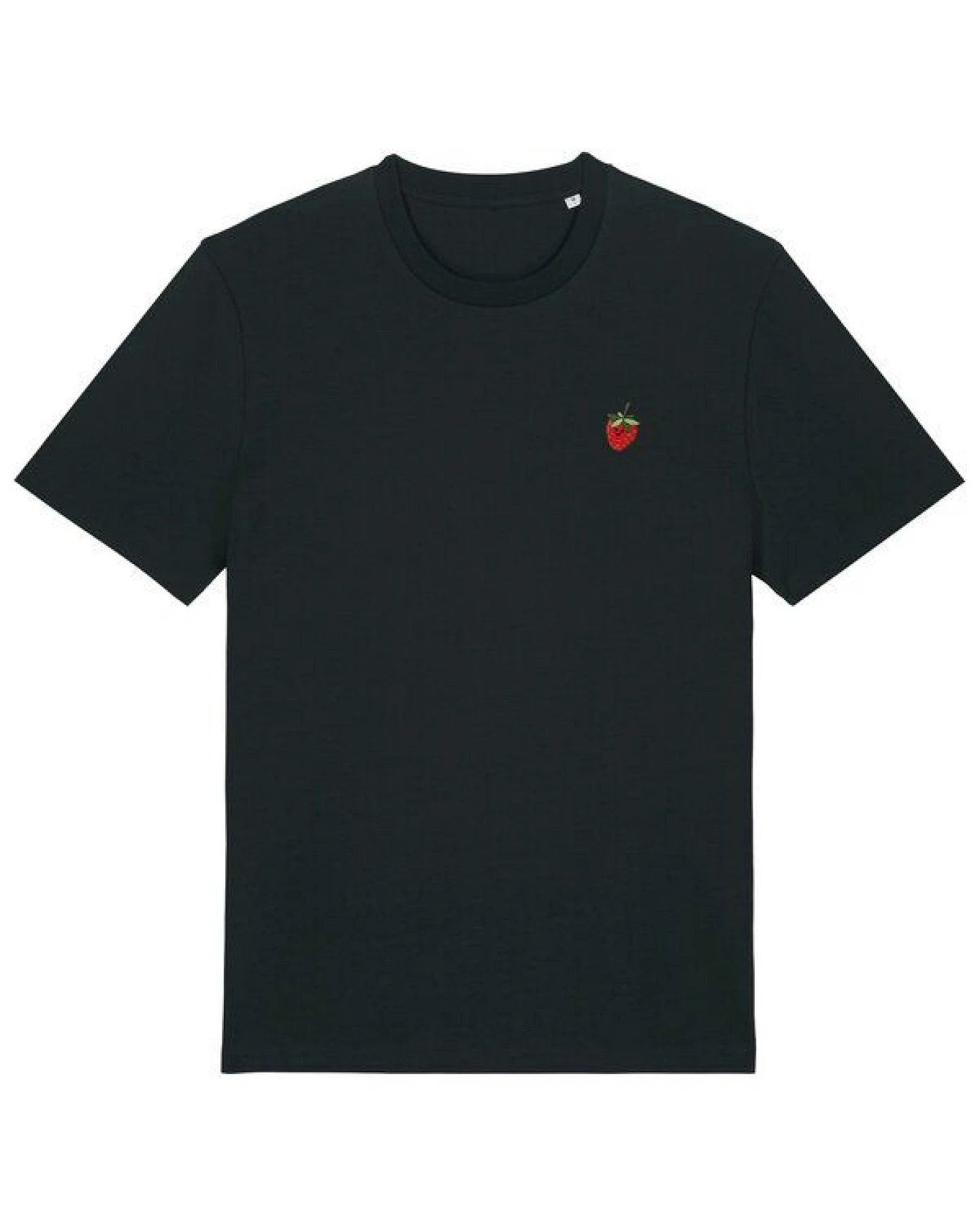 Besticktes T-Shirt – Erdbeere – LIGARTI Tiermanufaktur – Ansicht 4