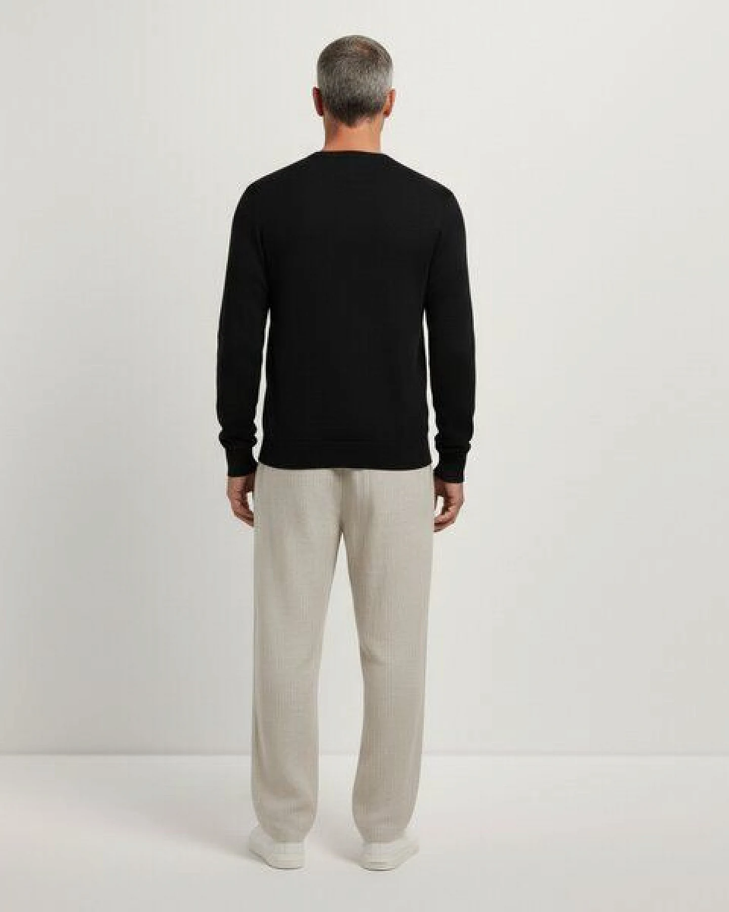YTWOO Herrenpullover mit V-Ausschnitt – Ansicht 3