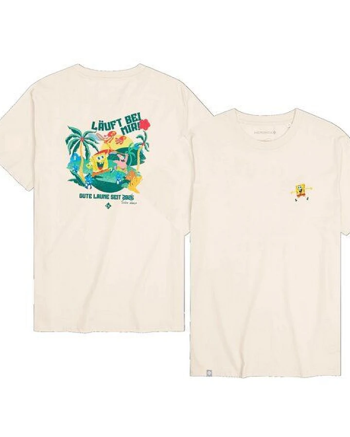 Bavarian Caps Herren T-Shirt Spongebob: Aloha