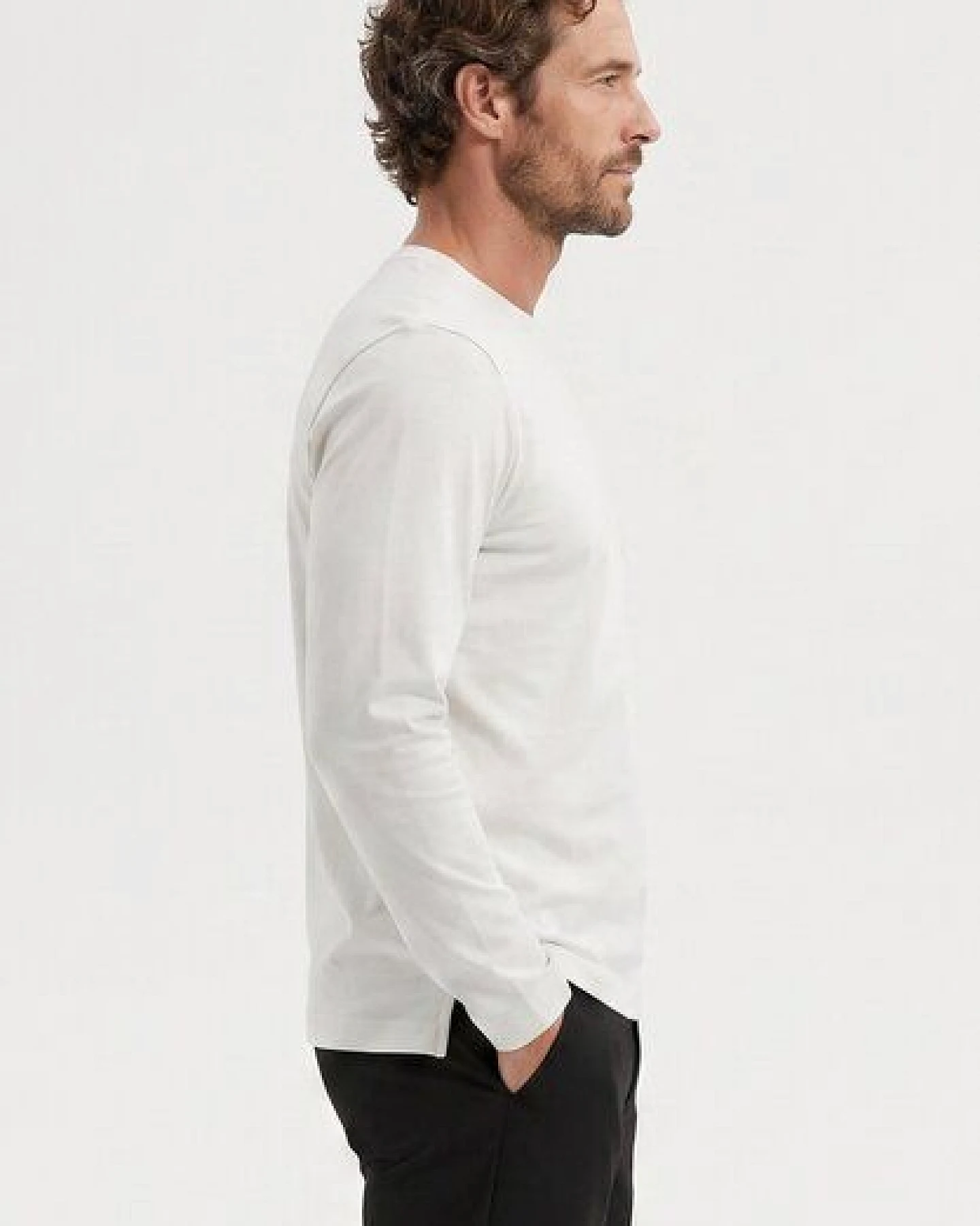ORGANICATION Longsleeve aus Bio-Baumwolle im Interlock-Strick – Ansicht 3