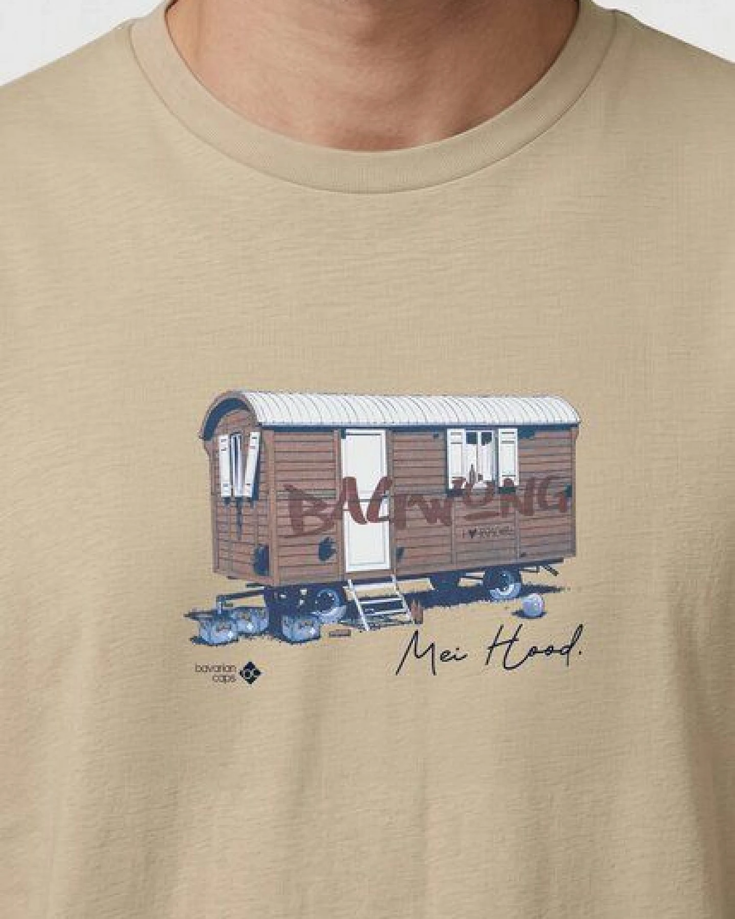 Bavarian Caps Herren T-Shirt aus Biobaumwolle - Bauwong – Ansicht 2