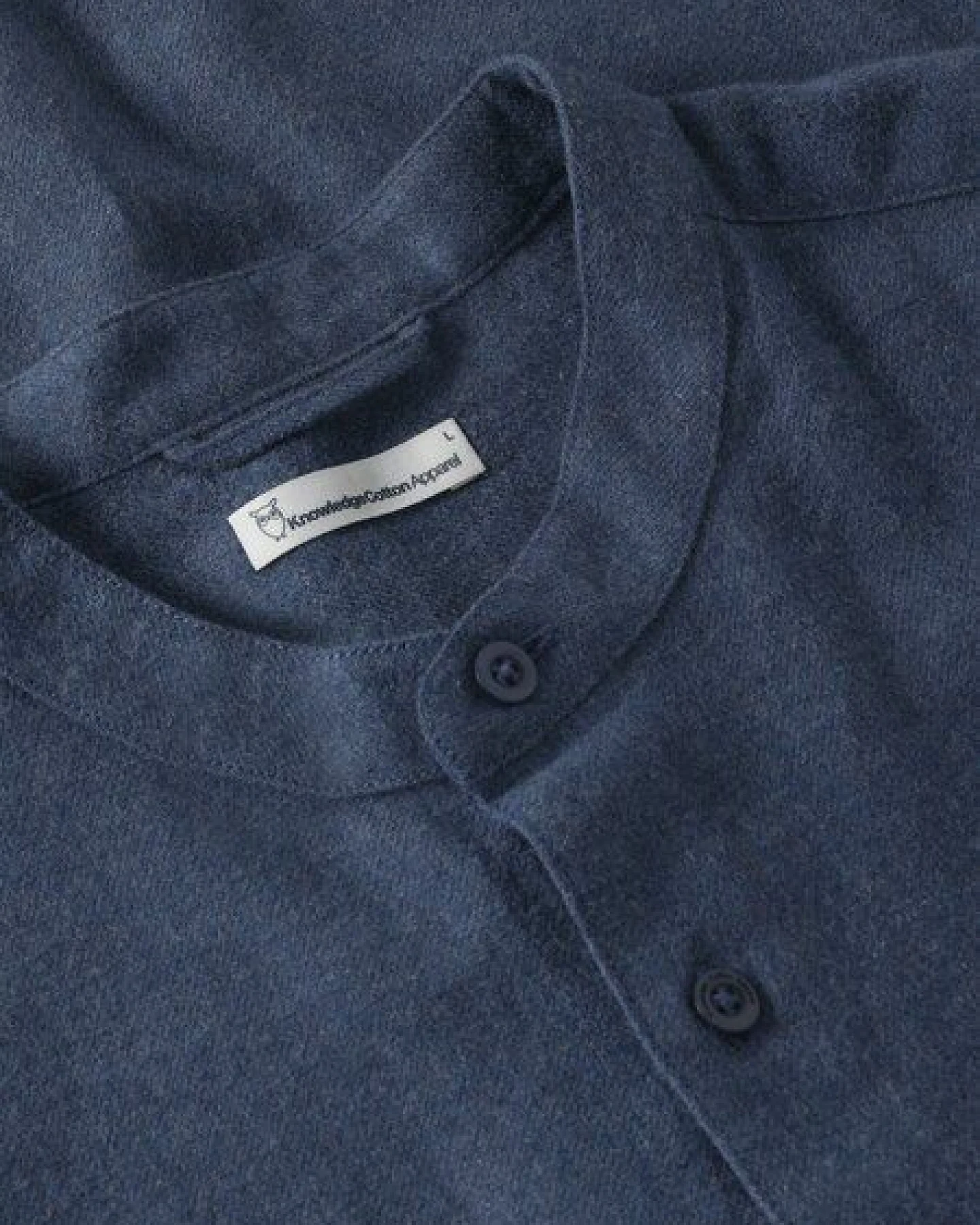 KnowledgeCotton Apparel Flanell Hemd ARCH - Regular Fit - aus Bio-Baumwolle – Ansicht 3