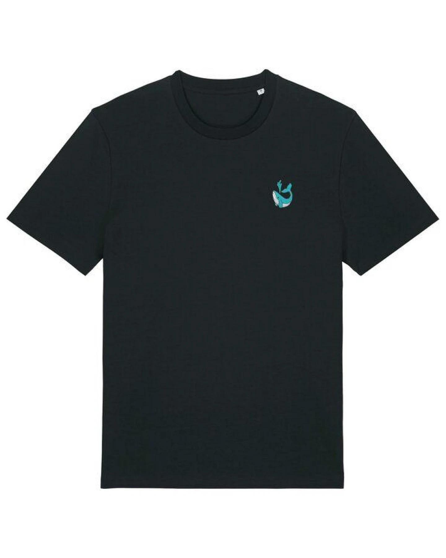 Besticktes T-Shirt – Walter der Wal – LIGARTI Tiermanufaktur – Ansicht 4
