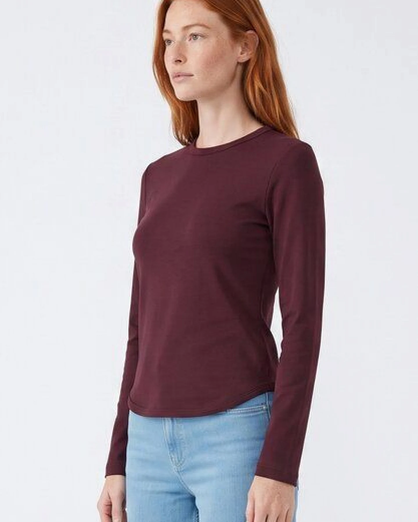 ORGANICATION Slim-Fit-Longsleeve aus Bio-Baumwolle – Ansicht 3