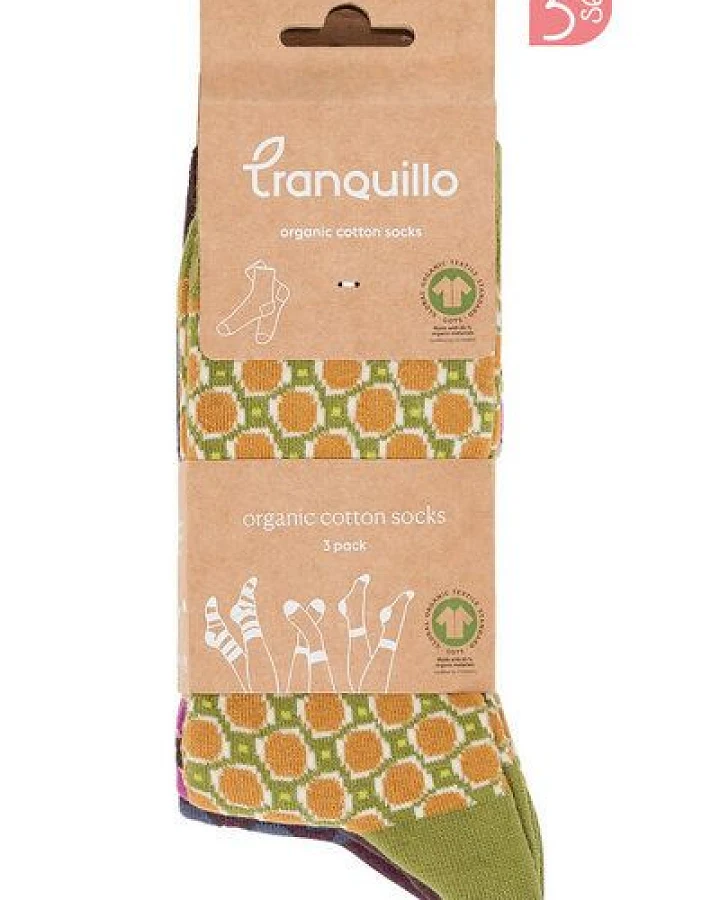 TRANQUILLO Socken Julitaa aus GOTS-Bio-Baumwolle