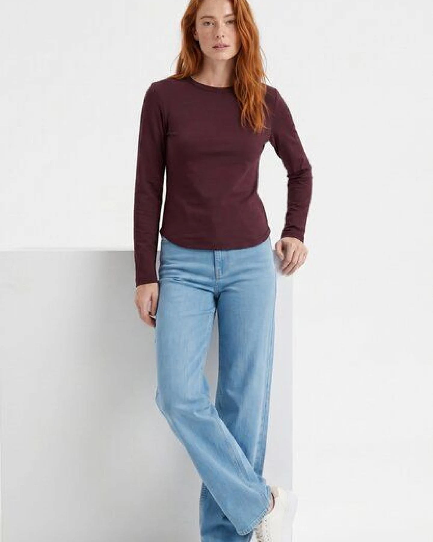 ORGANICATION Slim-Fit-Longsleeve aus Bio-Baumwolle – Ansicht 2