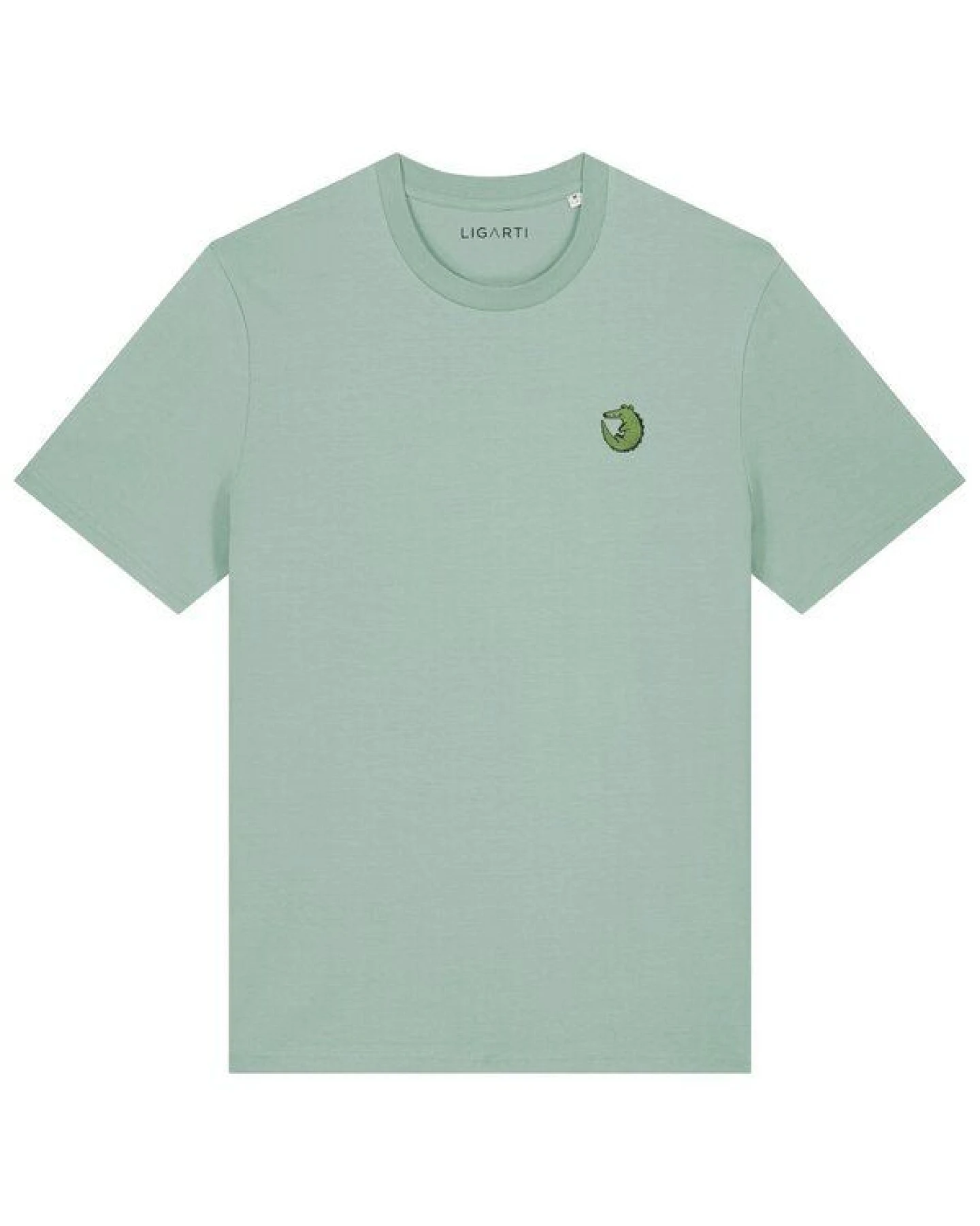Besticktes T-Shirt – Ali das Krokodil – LIGARTI Tiermanufaktur – Ansicht 3