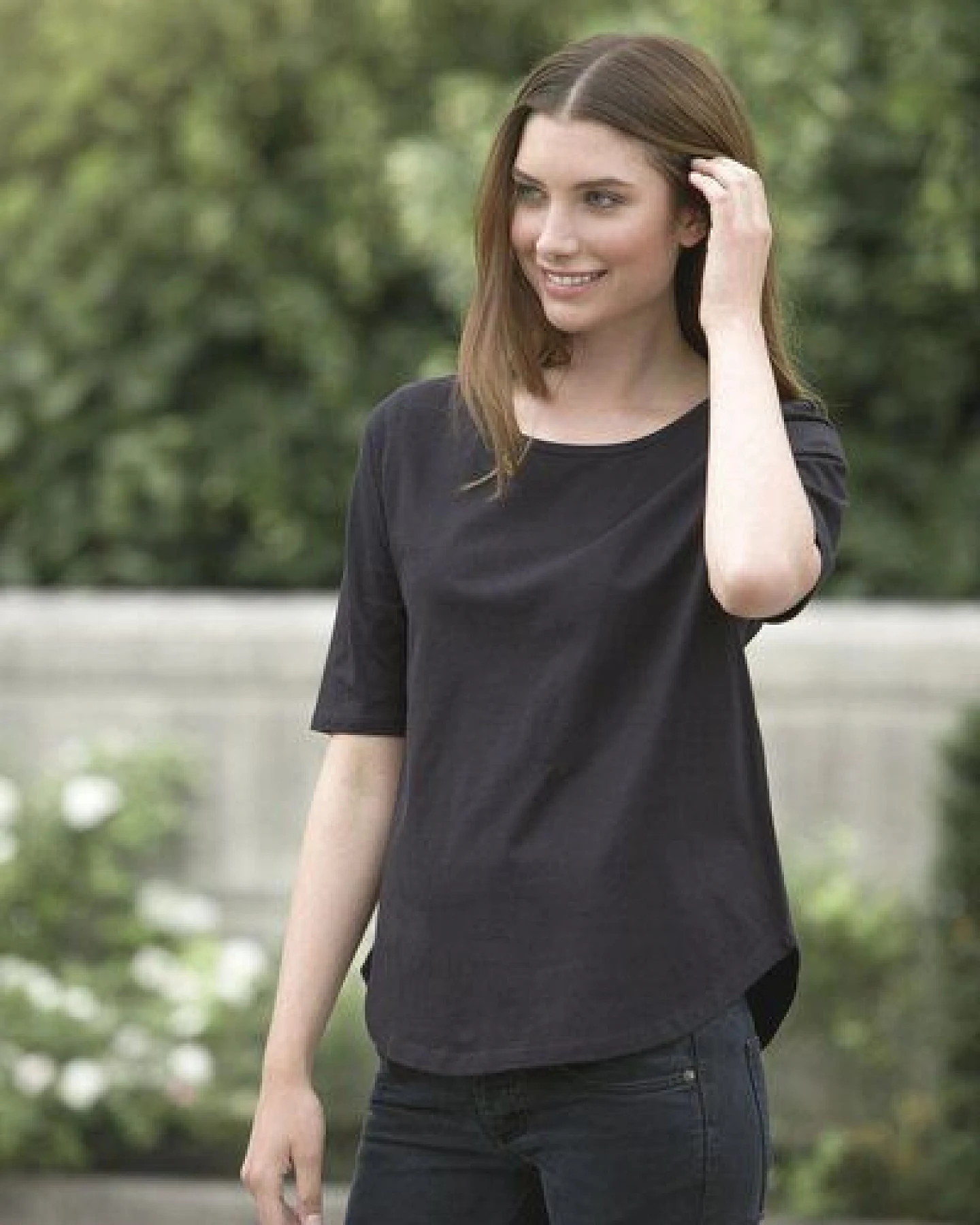 Neutral® - 3FREUNDE Frauen T-Shirt Half Sleeve – Ansicht 3