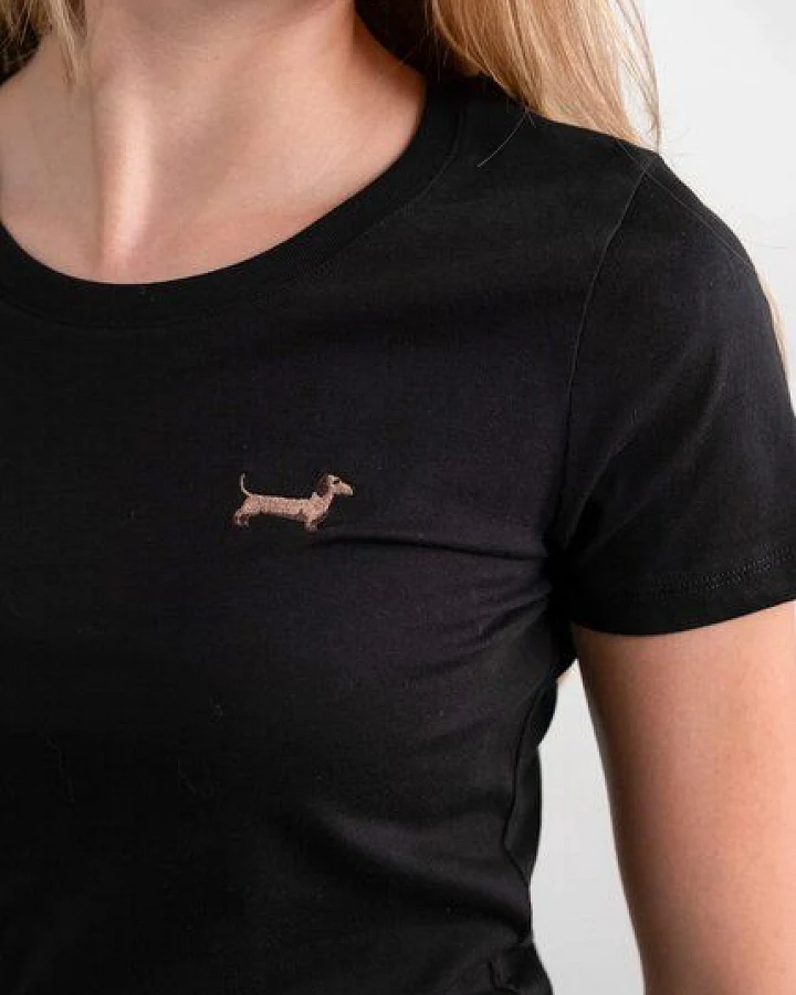 Bavarian Caps Damen T-Shirt aus Biobaumwolle - Dackel