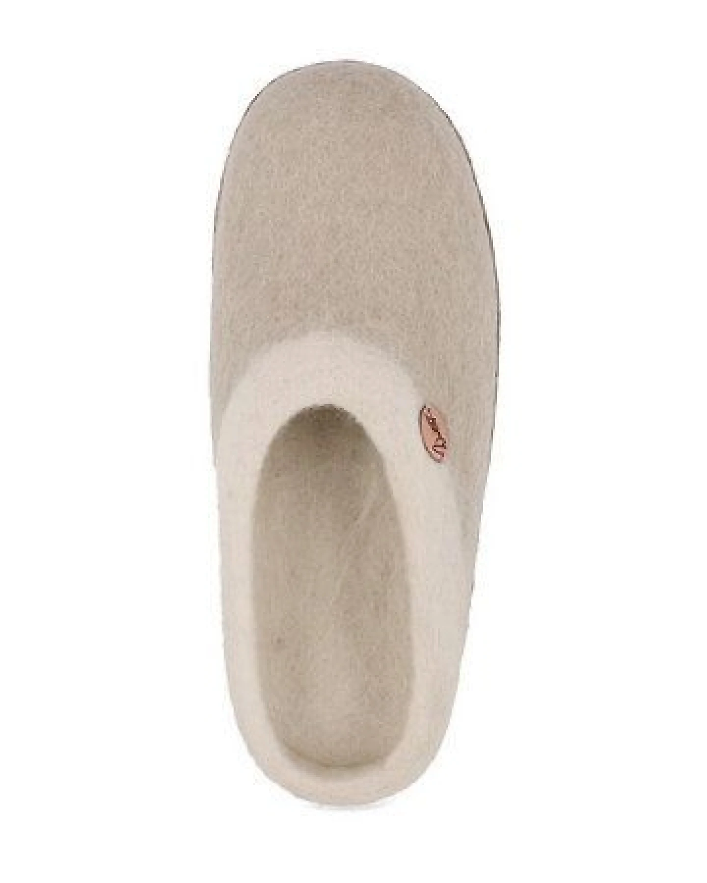 WoolFit Sherpa Barfuß-Hausschuhe unisex Filz-Pantoffeln mit Ledersohle, aus 100% Schurwolle – Ansicht 4