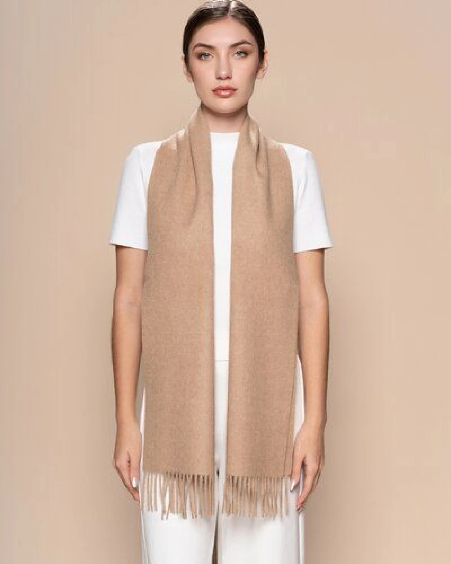 PUKARA Natural Classic Alpaka Schal – Ansicht 2