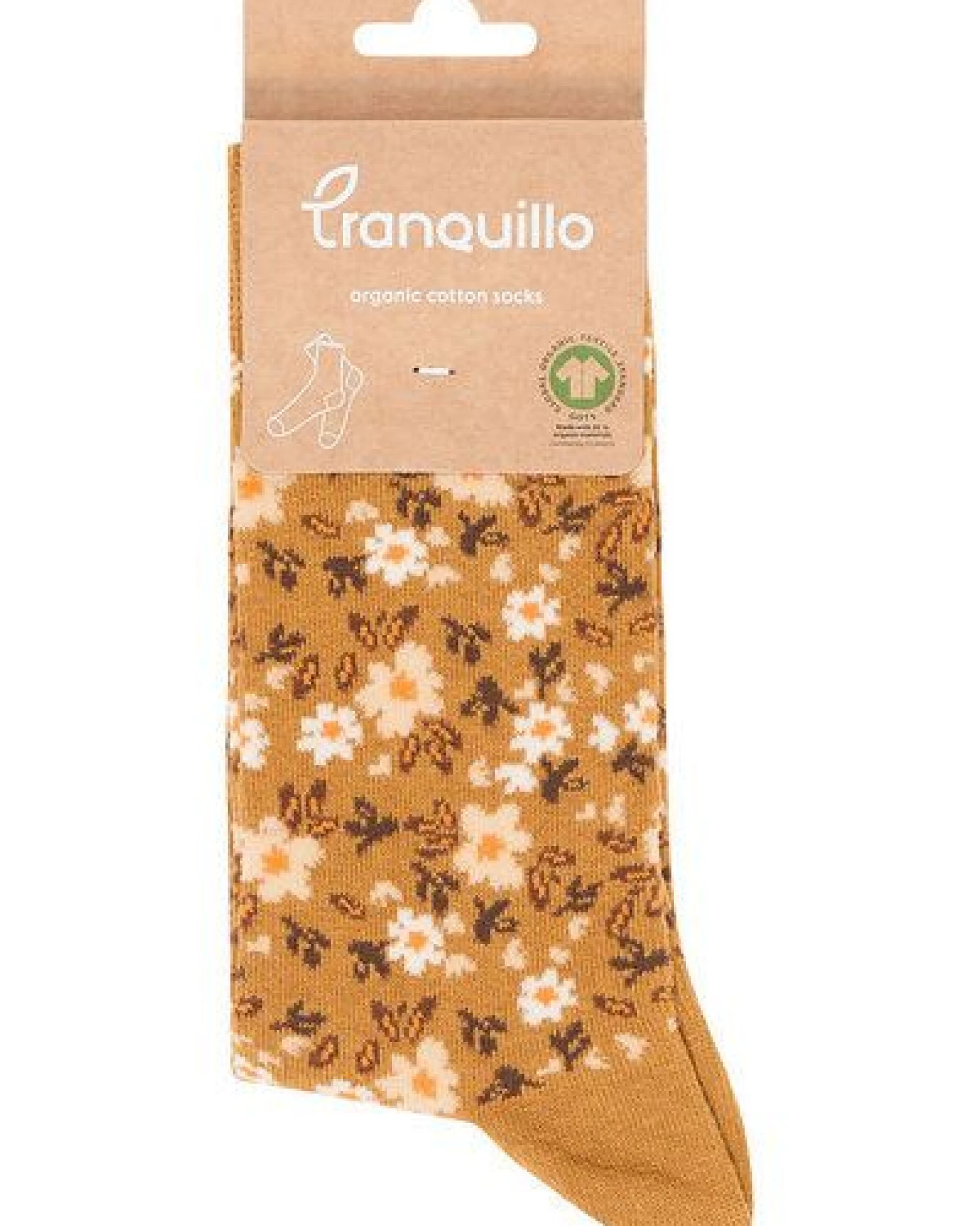 TRANQUILLO Socken Bloomyy aus GOTS-Bio-Baumwolle – Ansicht 2