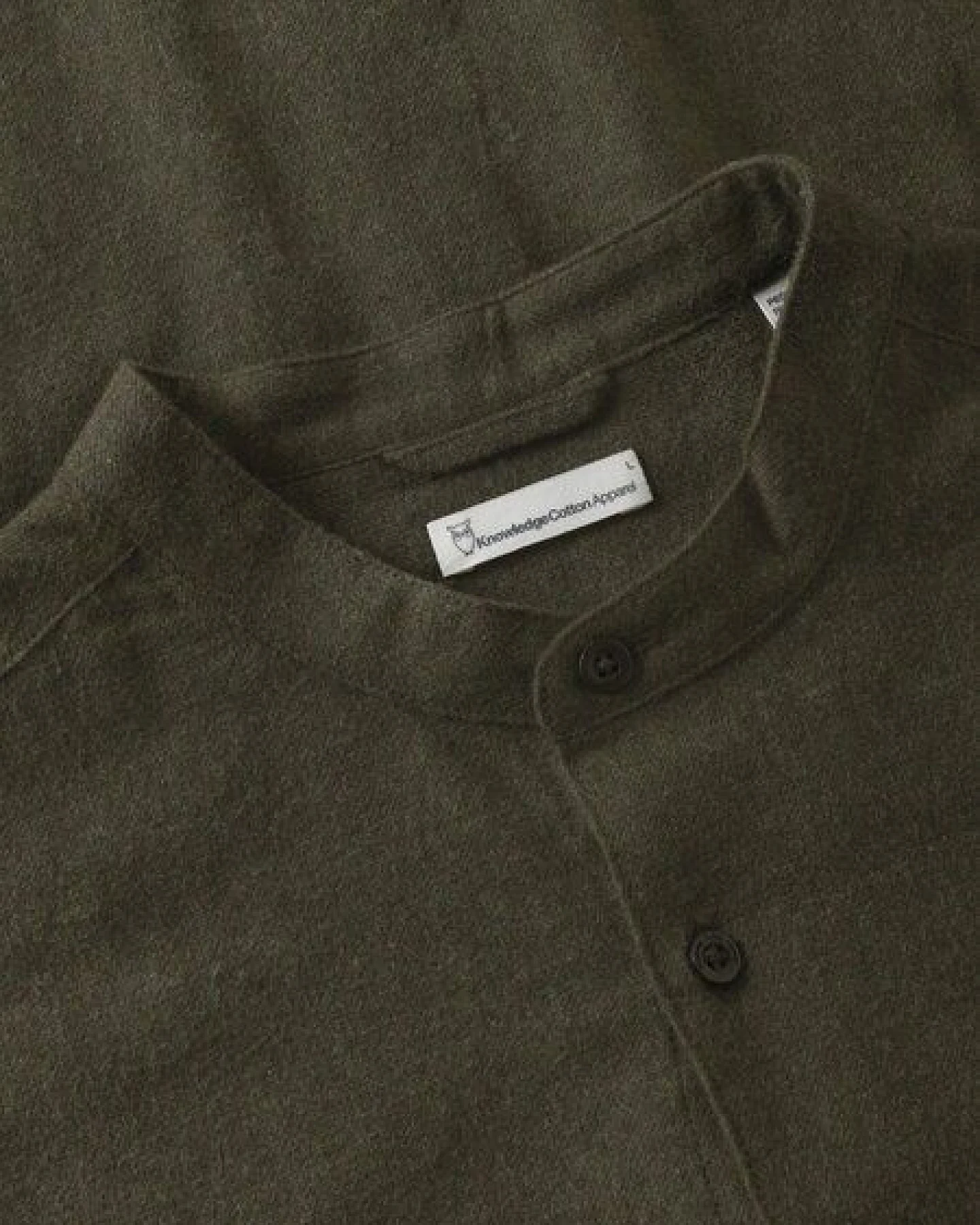 KnowledgeCotton Apparel Flanell Hemd ARCH - Regular Fit - aus Bio-Baumwolle – Ansicht 3