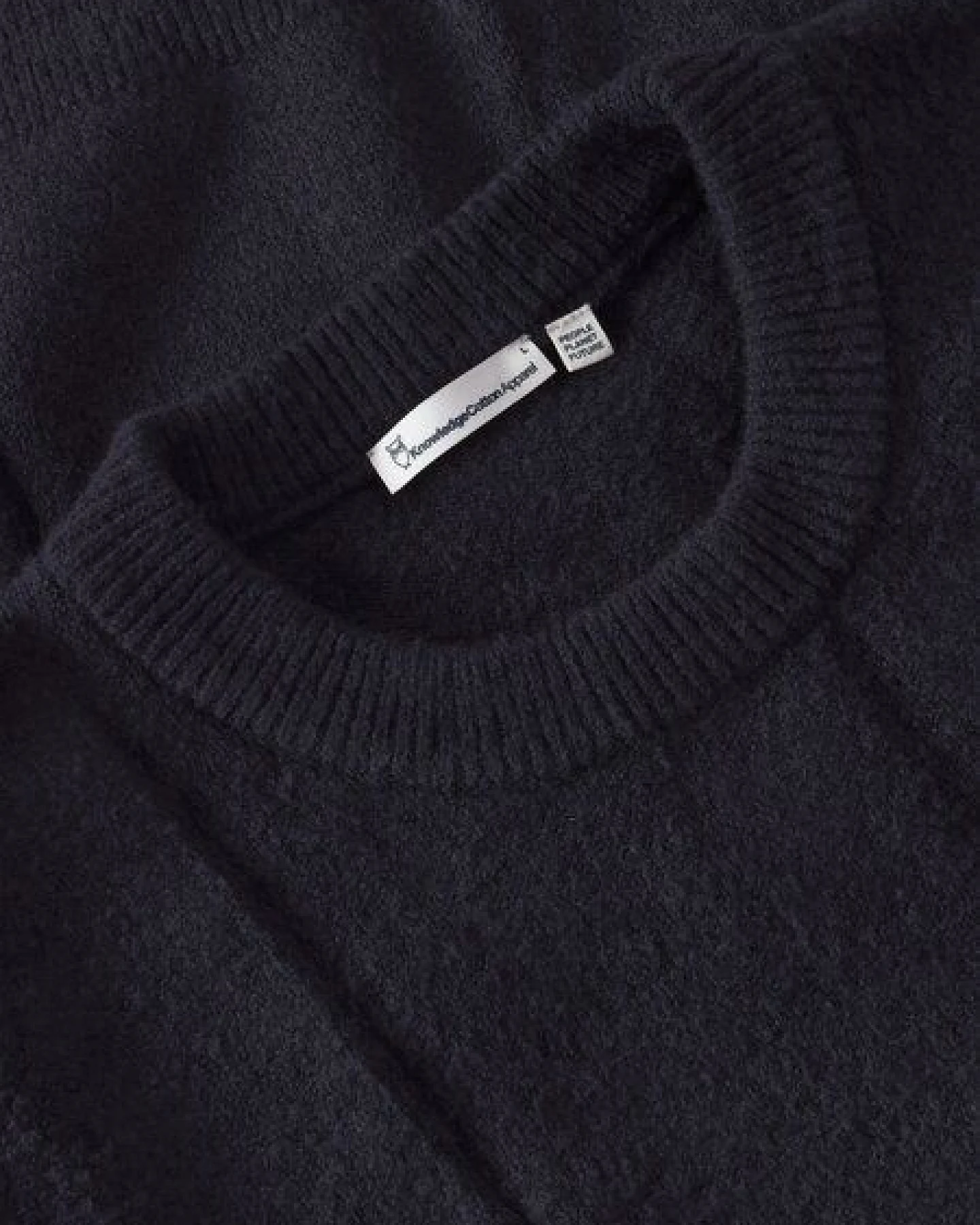 KnowledgeCotton Apparel Strickpullover aus Soufflé-Garn aus recyeltem Polyester – Ansicht 4
