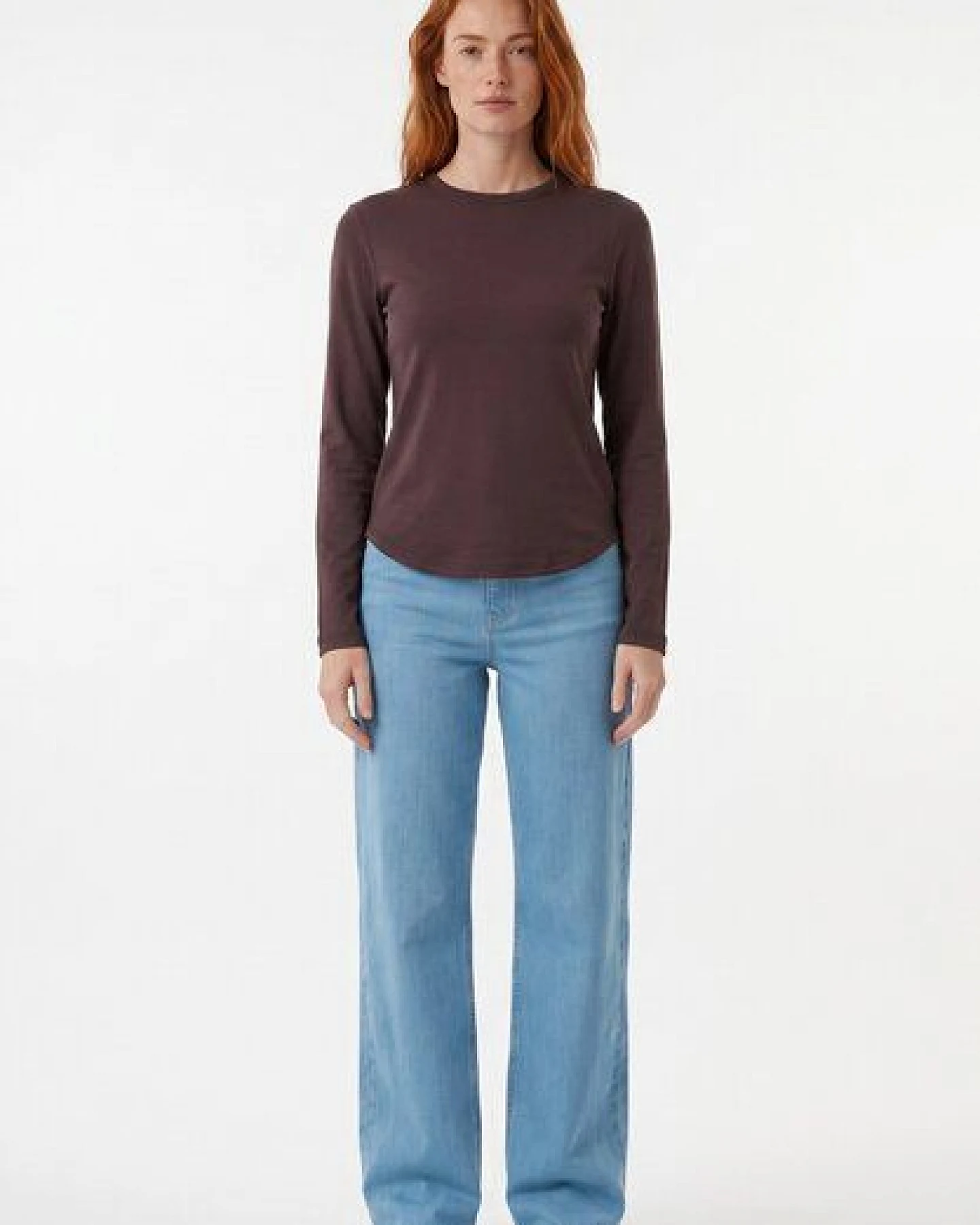 ORGANICATION Slim-Fit-Longsleeve aus Bio-Baumwolle – Ansicht 2