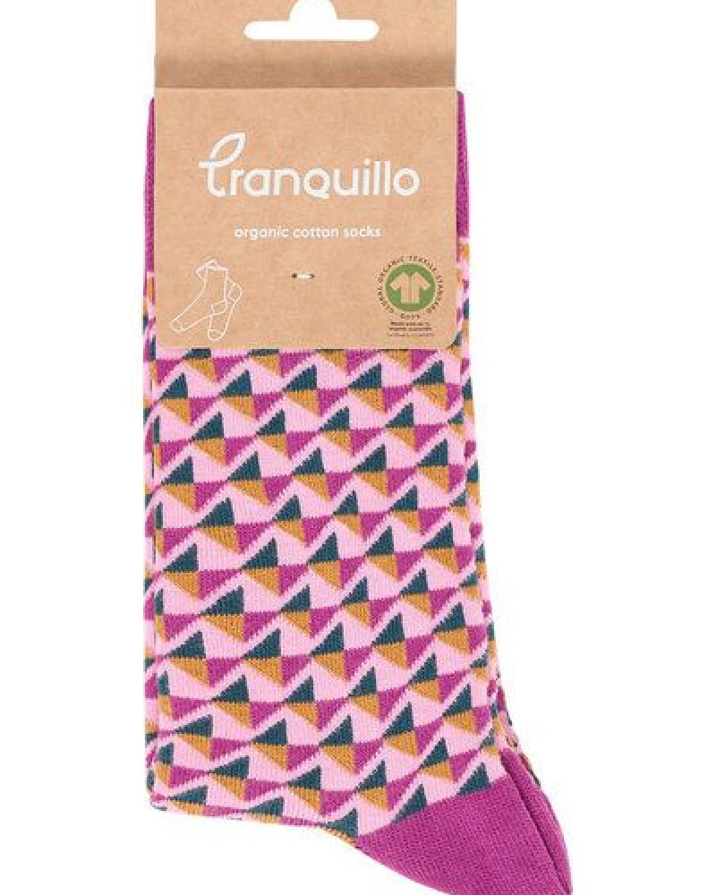 TRANQUILLO Socken Conchitaa aus GOTS-Bio-Baumwolle – Ansicht 2