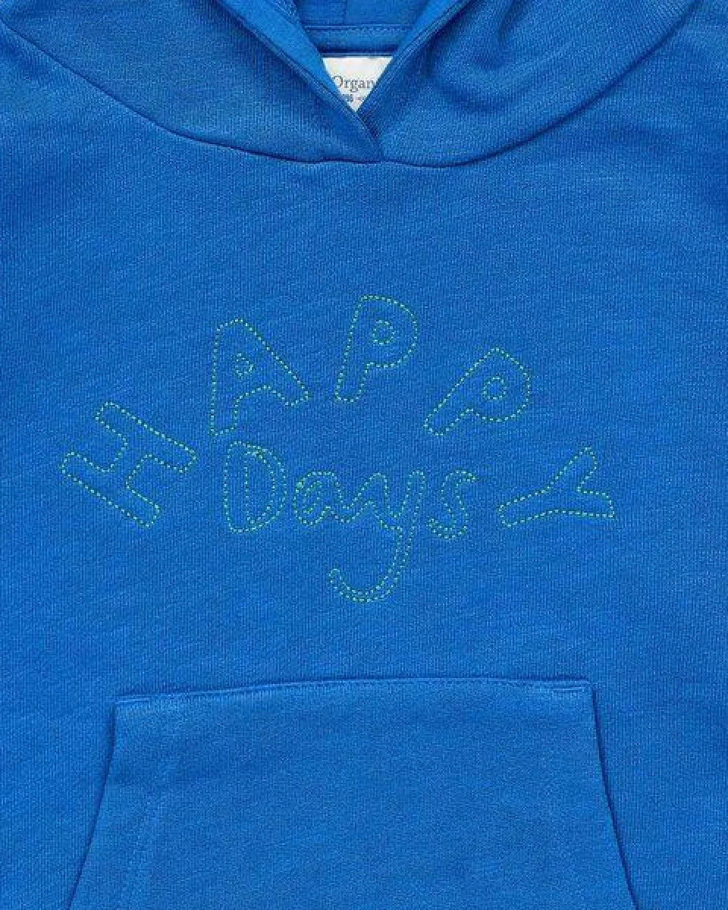 Sense Organics Kinder Hoodie in Blau, Modell MANOU – Ansicht 4