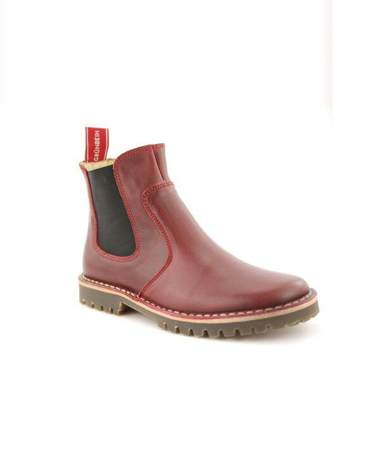 Grünbein Shoes Chelsea Boots Irma burgundy – Ansicht 2