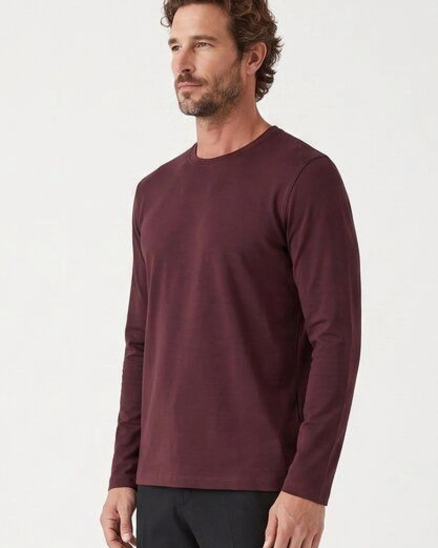 ORGANICATION Longsleeve aus Bio-Baumwolle im Interlock-Strick – Ansicht 3