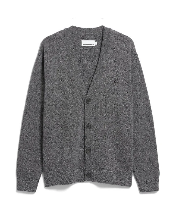 ARMEDANGELS - Mouline Knit Cardigan - Cardigan Gr XXL grau