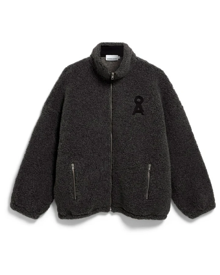 ARMEDANGELS - Women's Wool Blend Fleece Jacket - Freizeitjacke Gr M schwarz