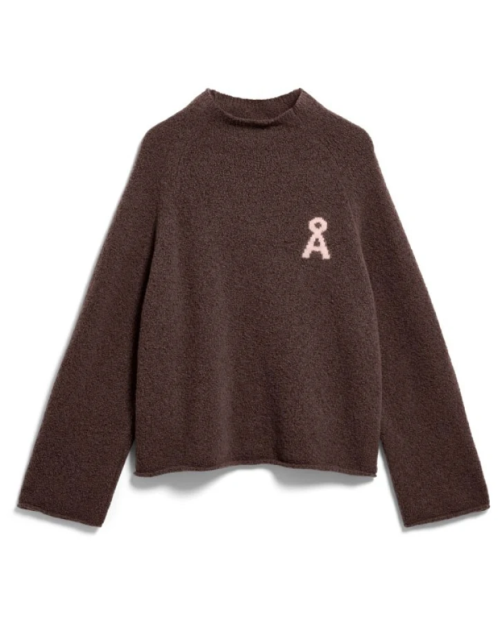 Produktseite: ARMEDANGELS - Women's Iconic A Monalaa Bouclé - Pullover Gr XS braun