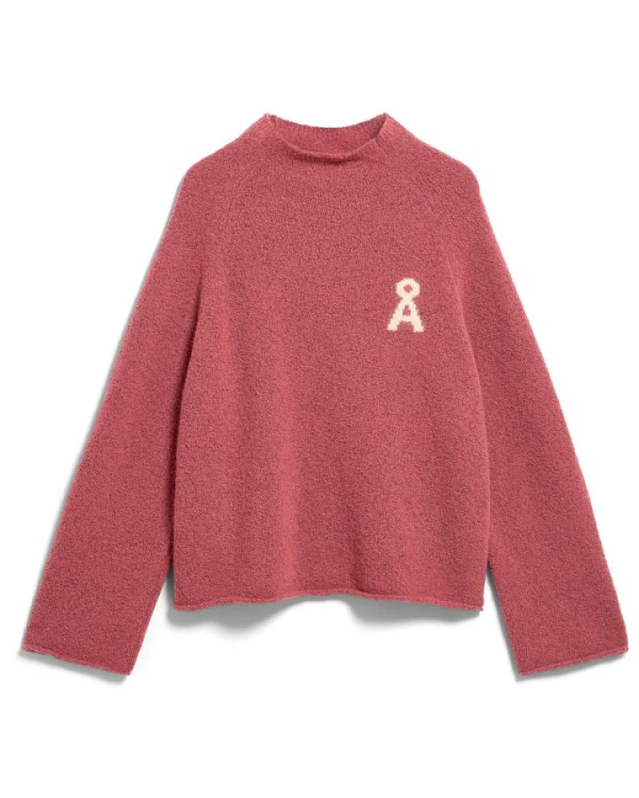 Produktseite: ARMEDANGELS - Women's Iconic A Monalaa Bouclé - Pullover Gr XS rot