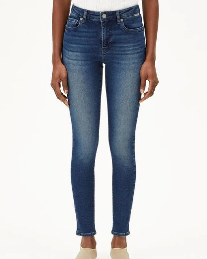 ARMEDANGELS TILLAA Damen Skinny Jeans Mid Waist Bio-Baumwoll Mix X-Stretch