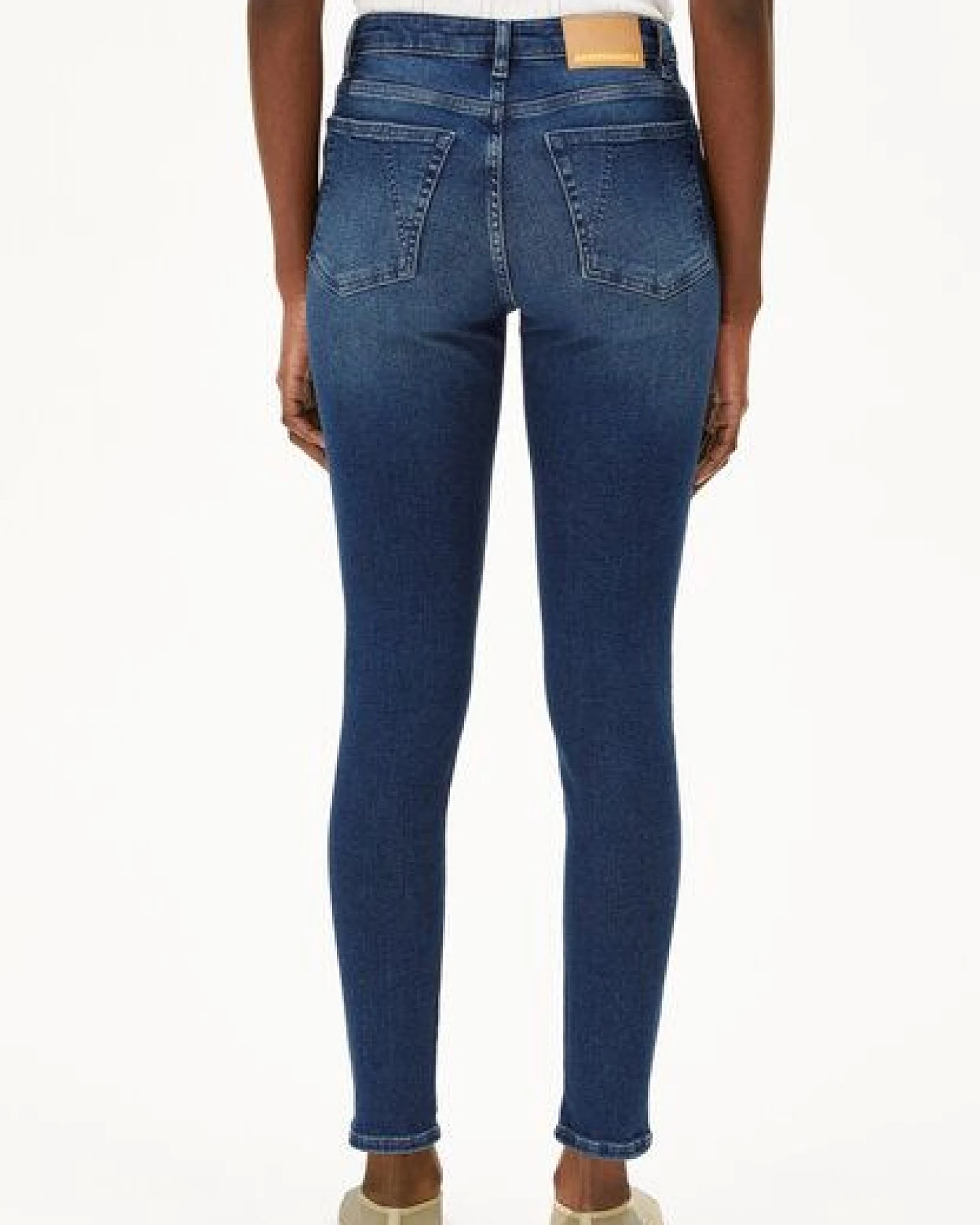 ARMEDANGELS TILLAA Damen Skinny Jeans Mid Waist Bio-Baumwoll Mix X-Stretch – Ansicht 2