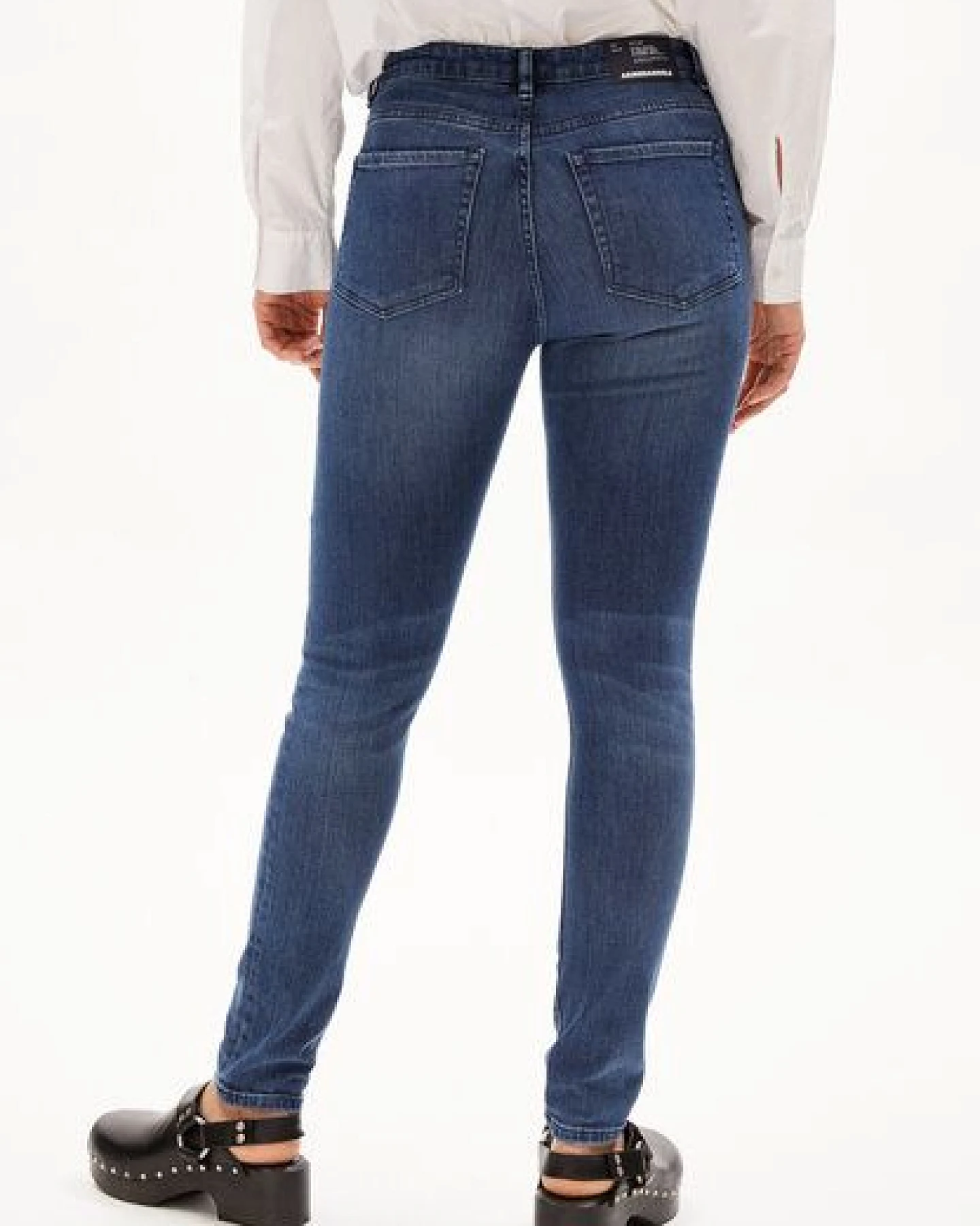 ARMEDANGELS TILLAA - Damen Jeans Skinny Leg Mid Waist Bio-Baumwoll Mix X-Stretch – Ansicht 2